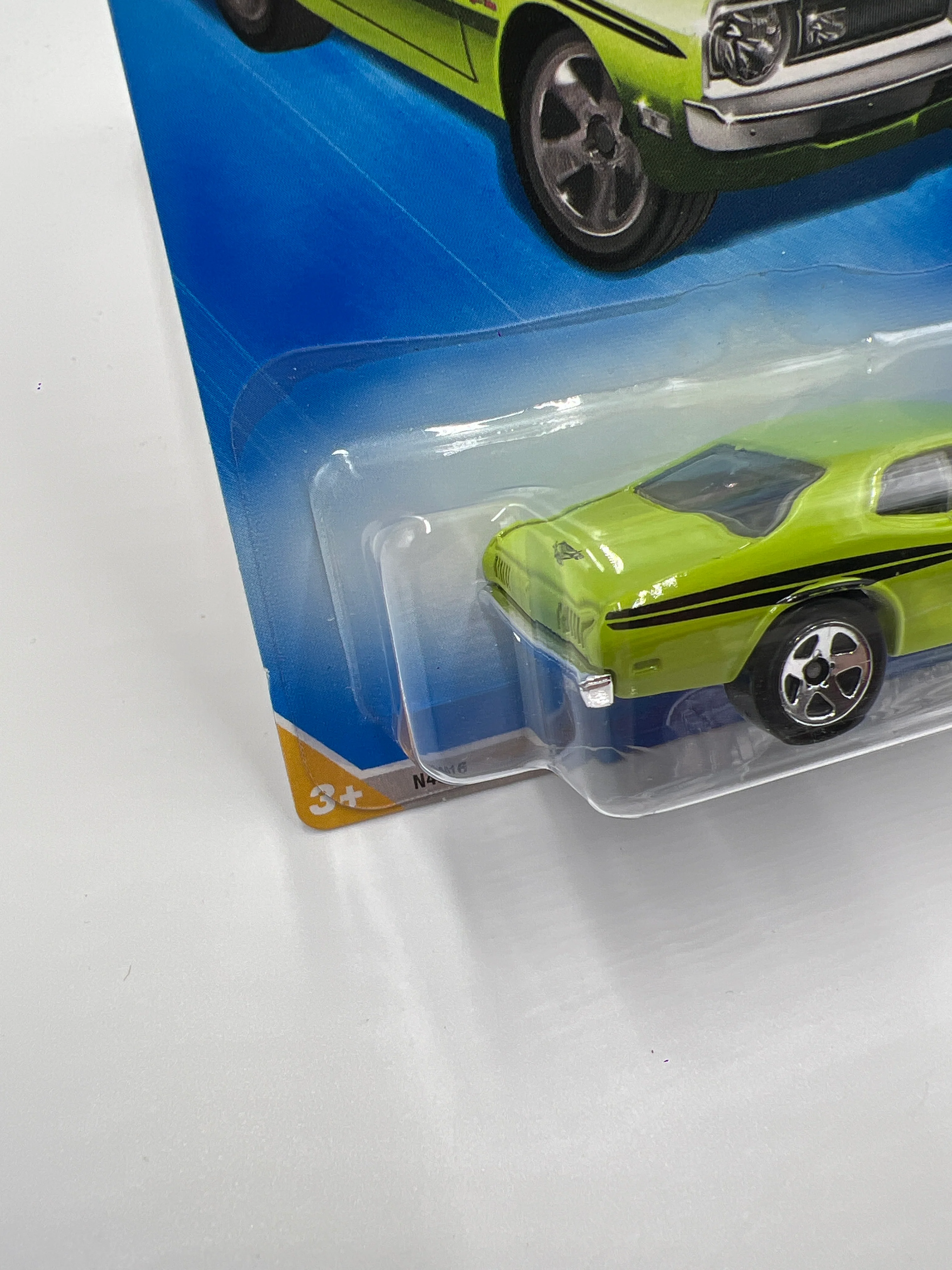 2009 Hot Wheels New Models #13 71 Dodge Demon Green 56E - Image 5
