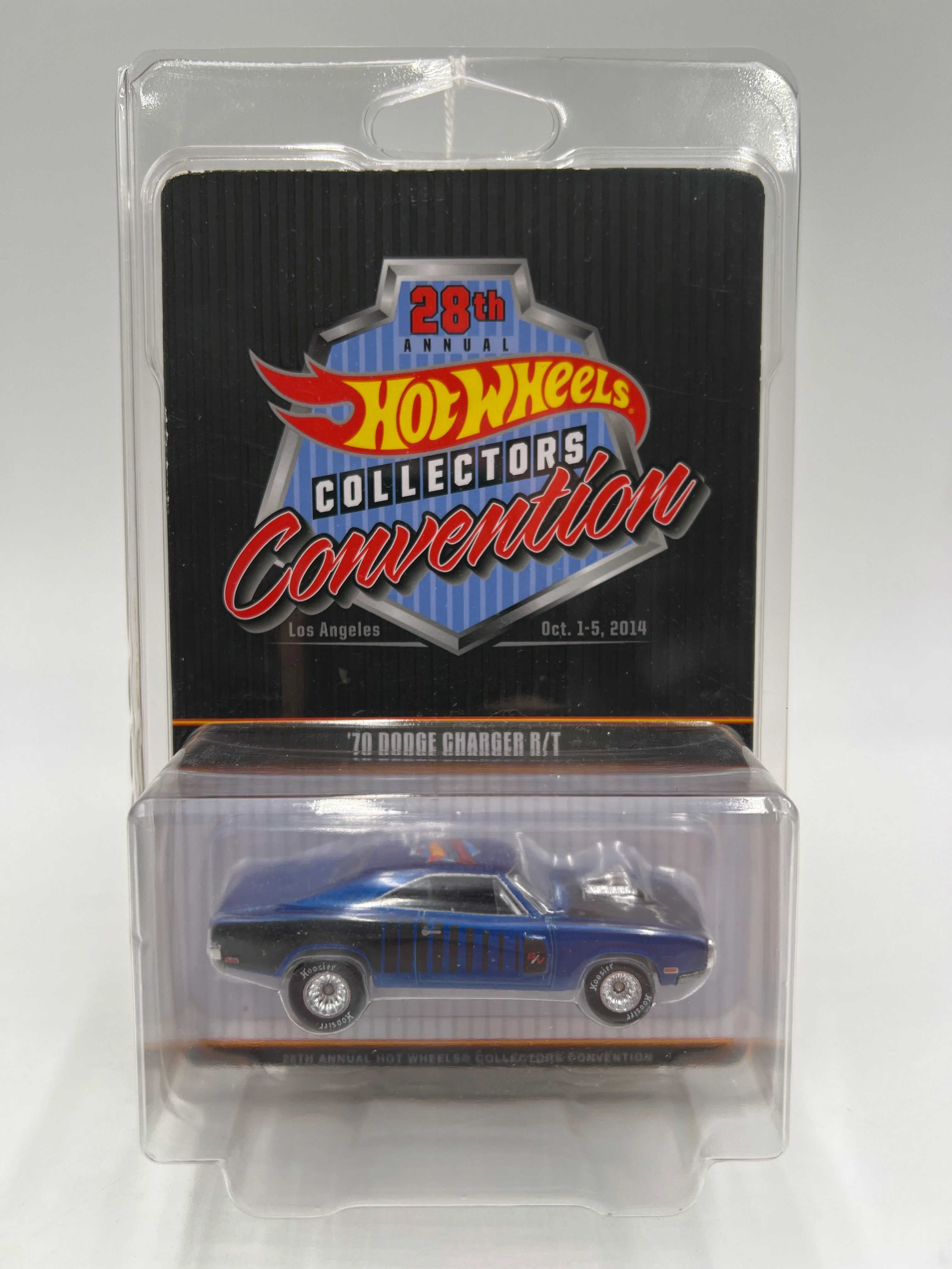 2014 Hot Wheels 28th Annual Collectors Convention LA Dinner Car #785/1500 70 Dodge Charger R/T W/Protector - Image 8