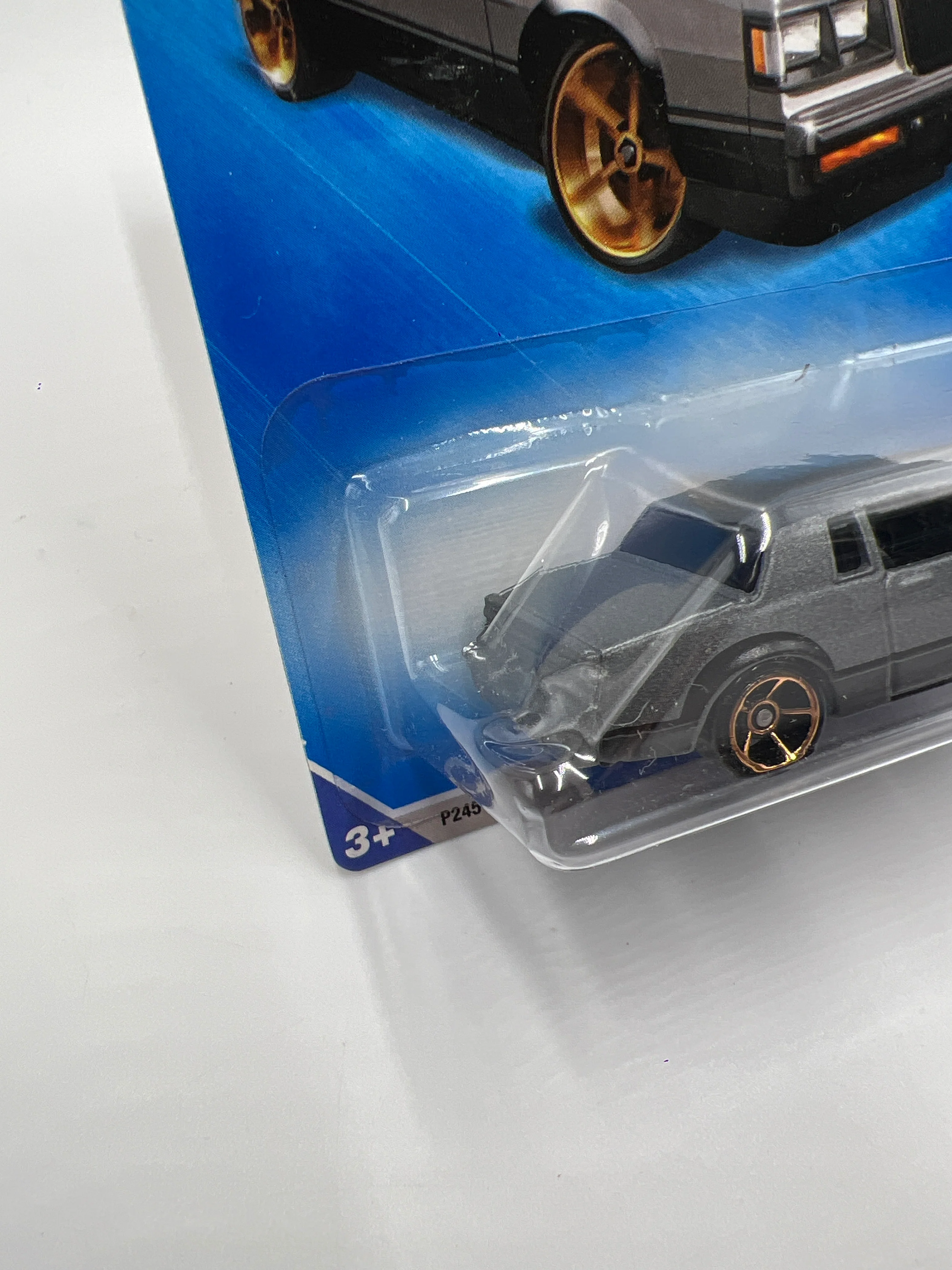 2009 Hot Wheels Faster Than Ever #131 Buick Grand National Gray 43F - Image 5