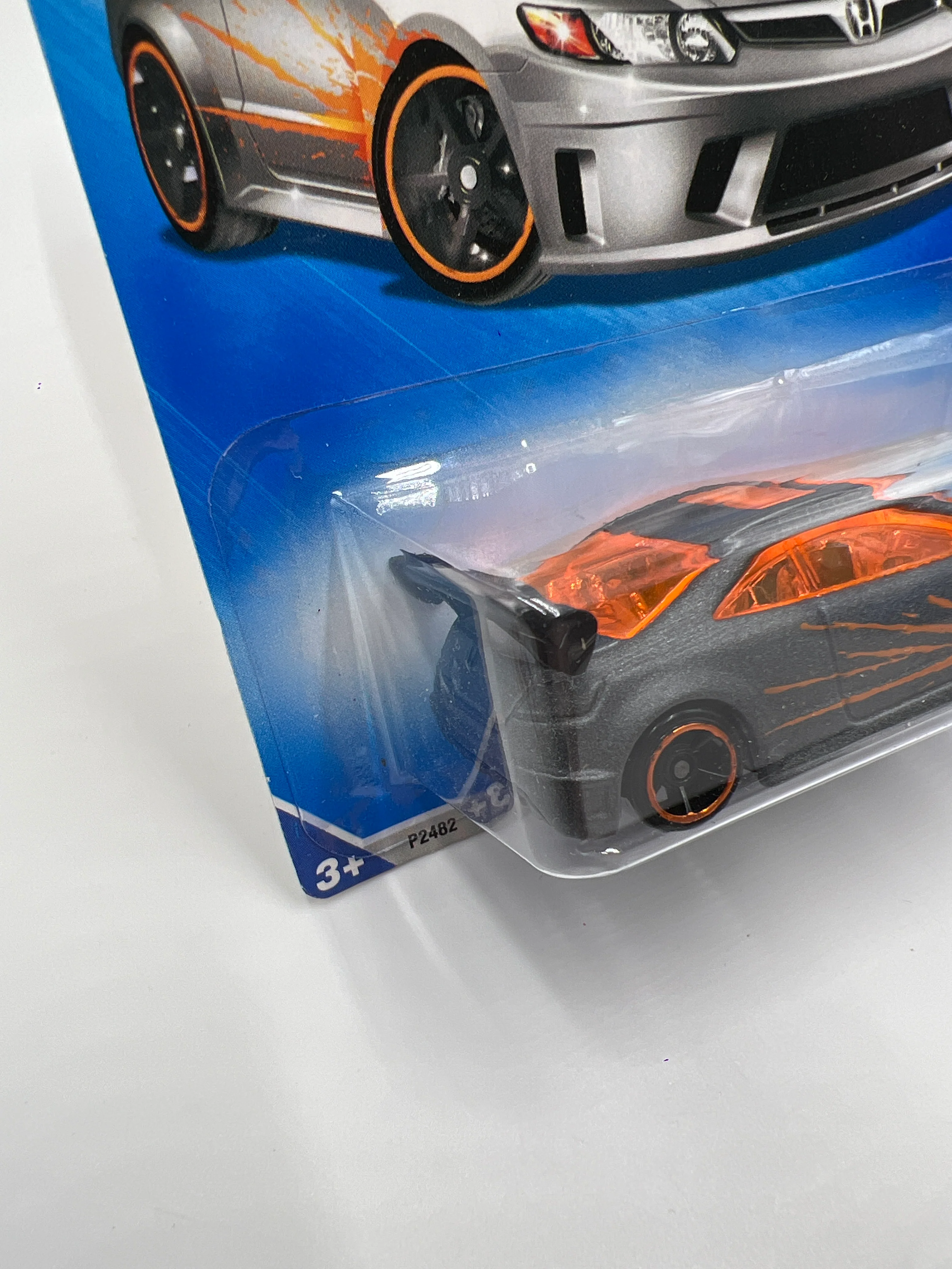 2009 Hot Wheels Modified Rides #162 Honda Civic Si Gray Has Vein SR - Image 5