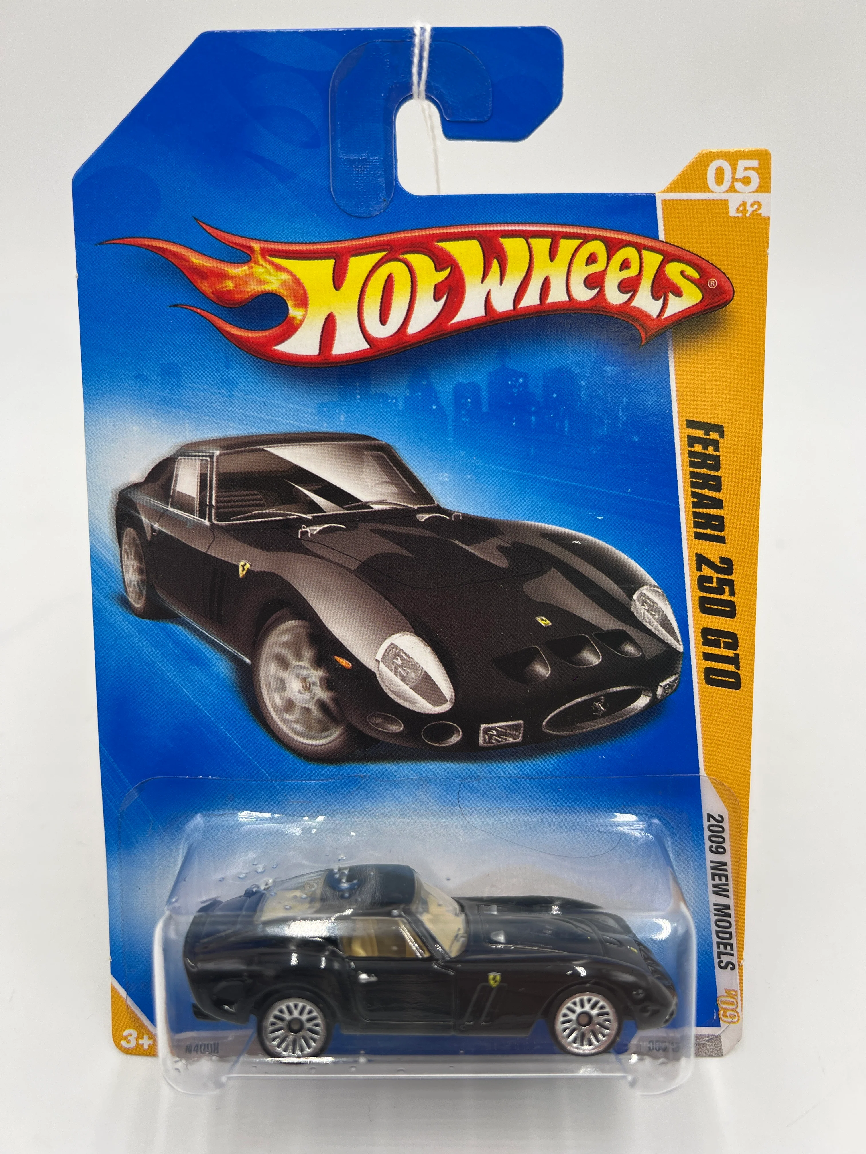 2009 Hot Wheels New Models #005 Ferrari 250 GTO Black - Image 2