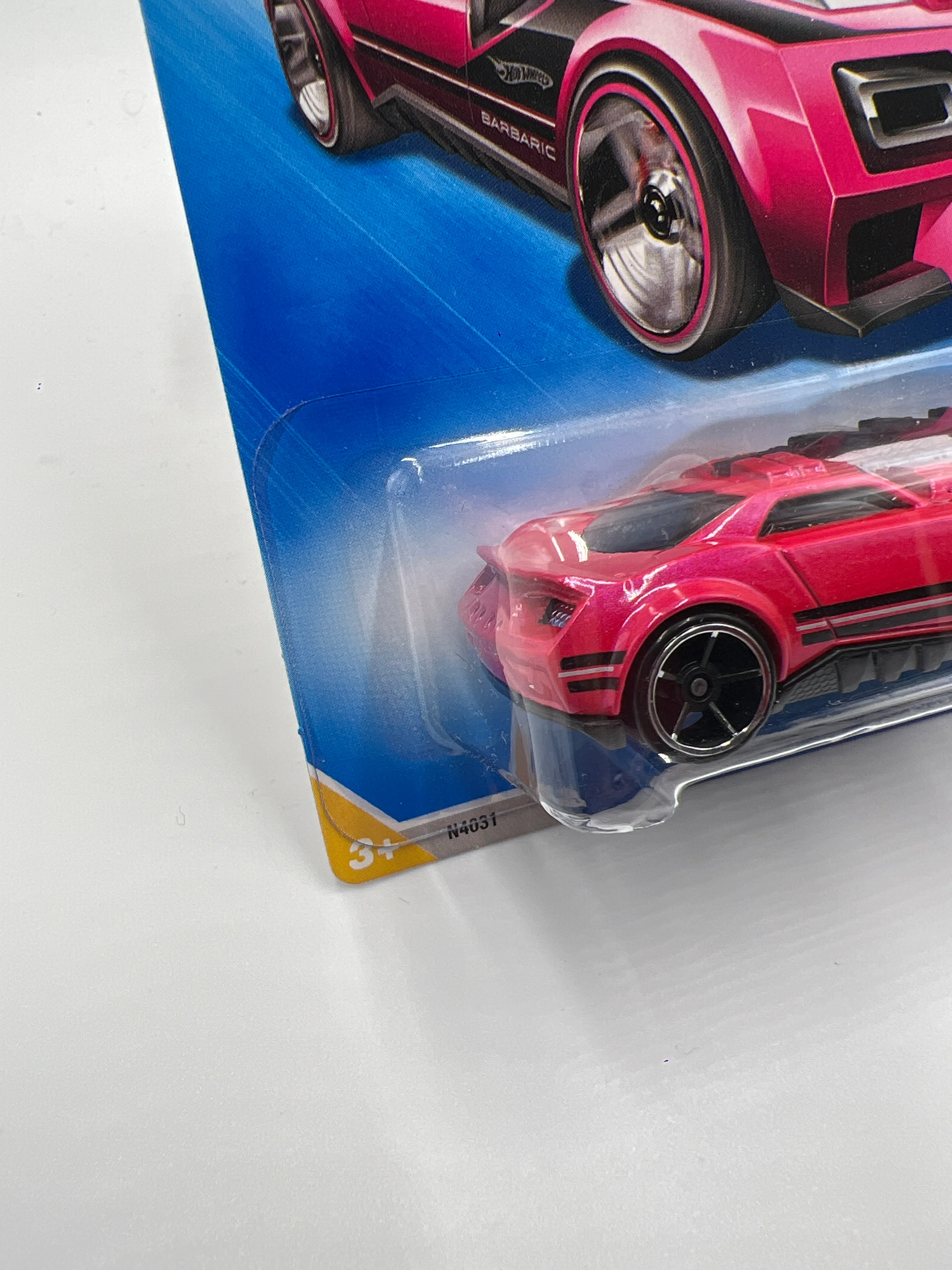 2009 Hot Wheels New Models #28 Barbaric Pink CC8 - Image 5