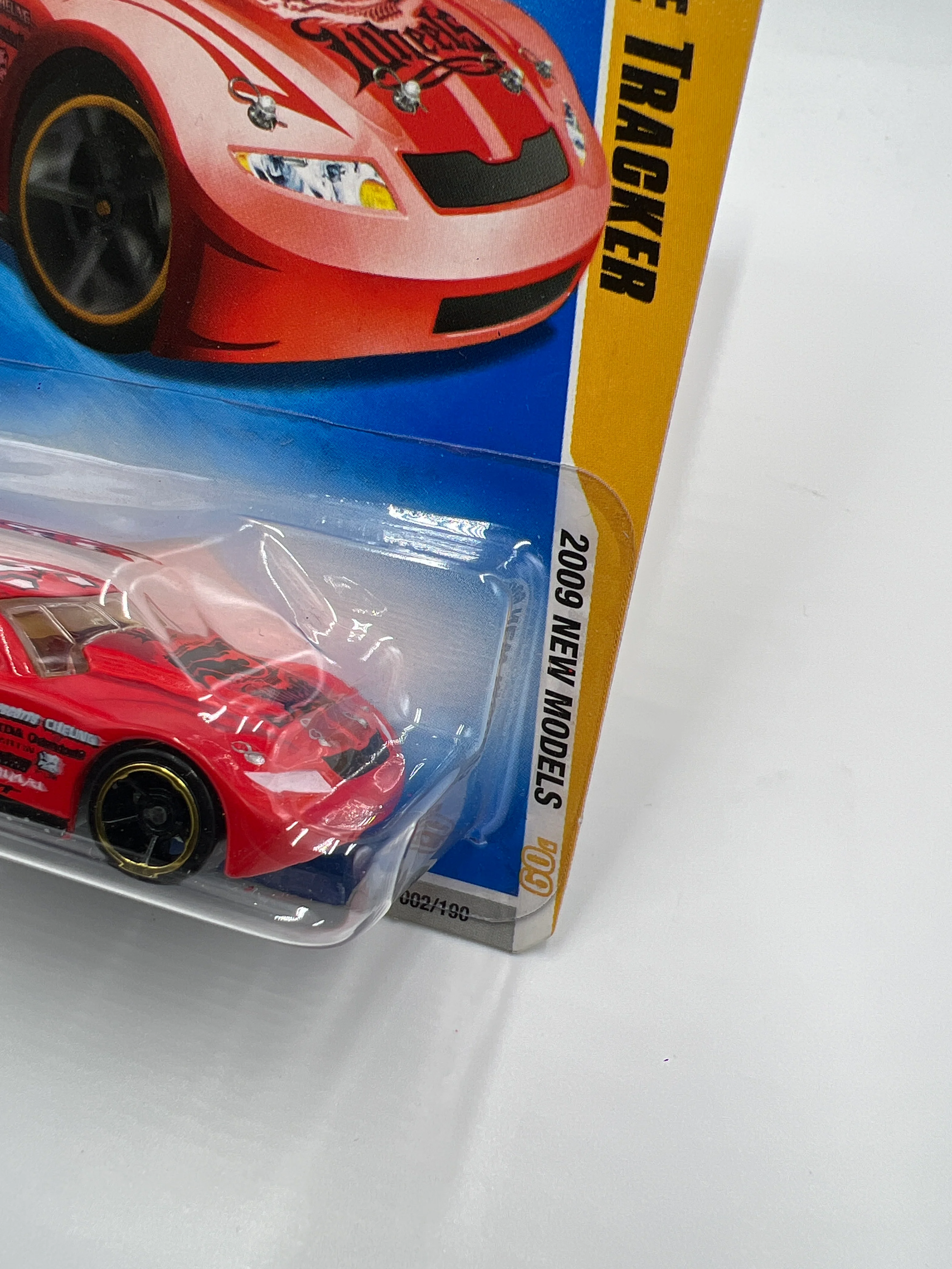 2009 Hot Wheels New Models #2 Circle Tracker Red 114C - Image 4
