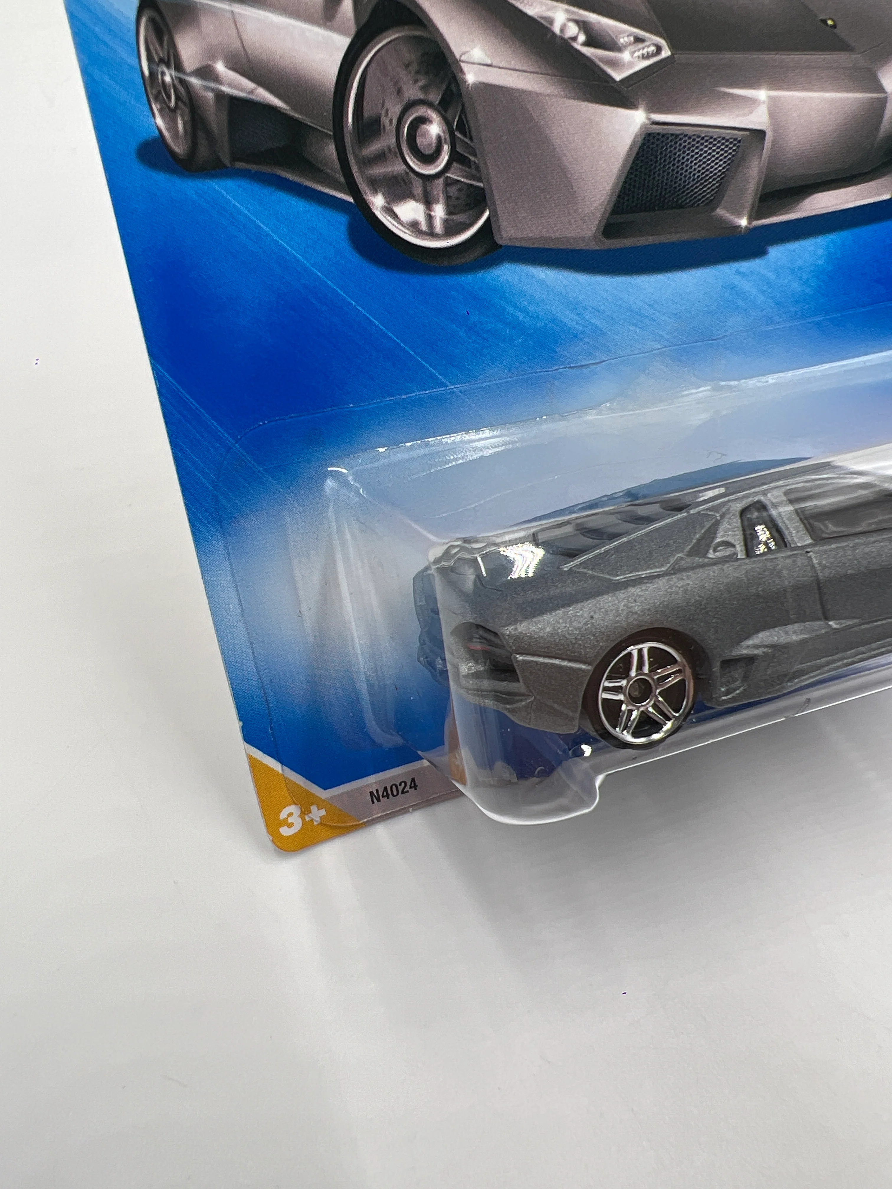 2009 Hot Wheels New Models #21 Lamborghini Reventon Gray 102B - Image 5