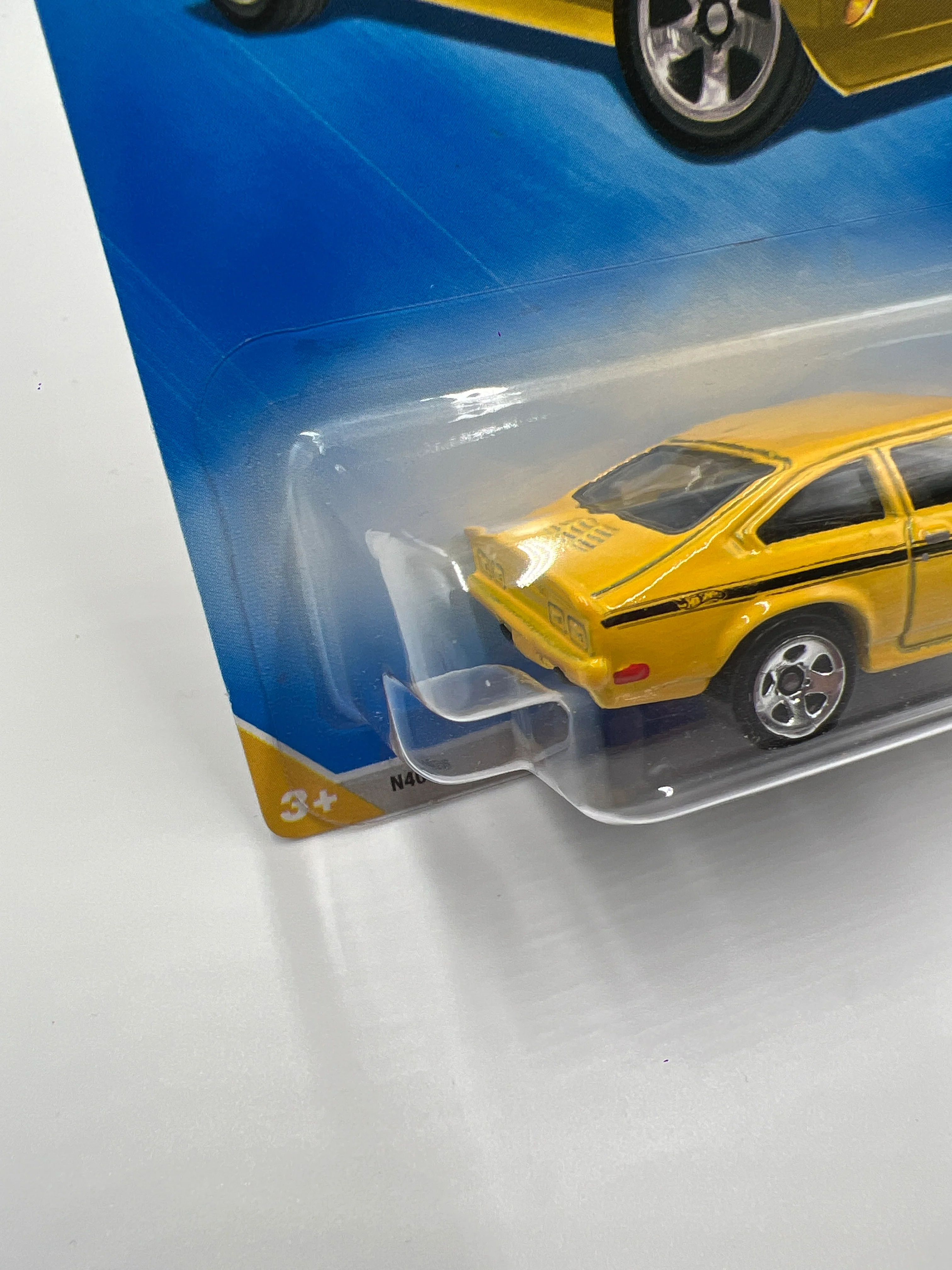 2009 Hot Wheels New Models #23 Custom V-8 Vega Yellow 8H - Image 5