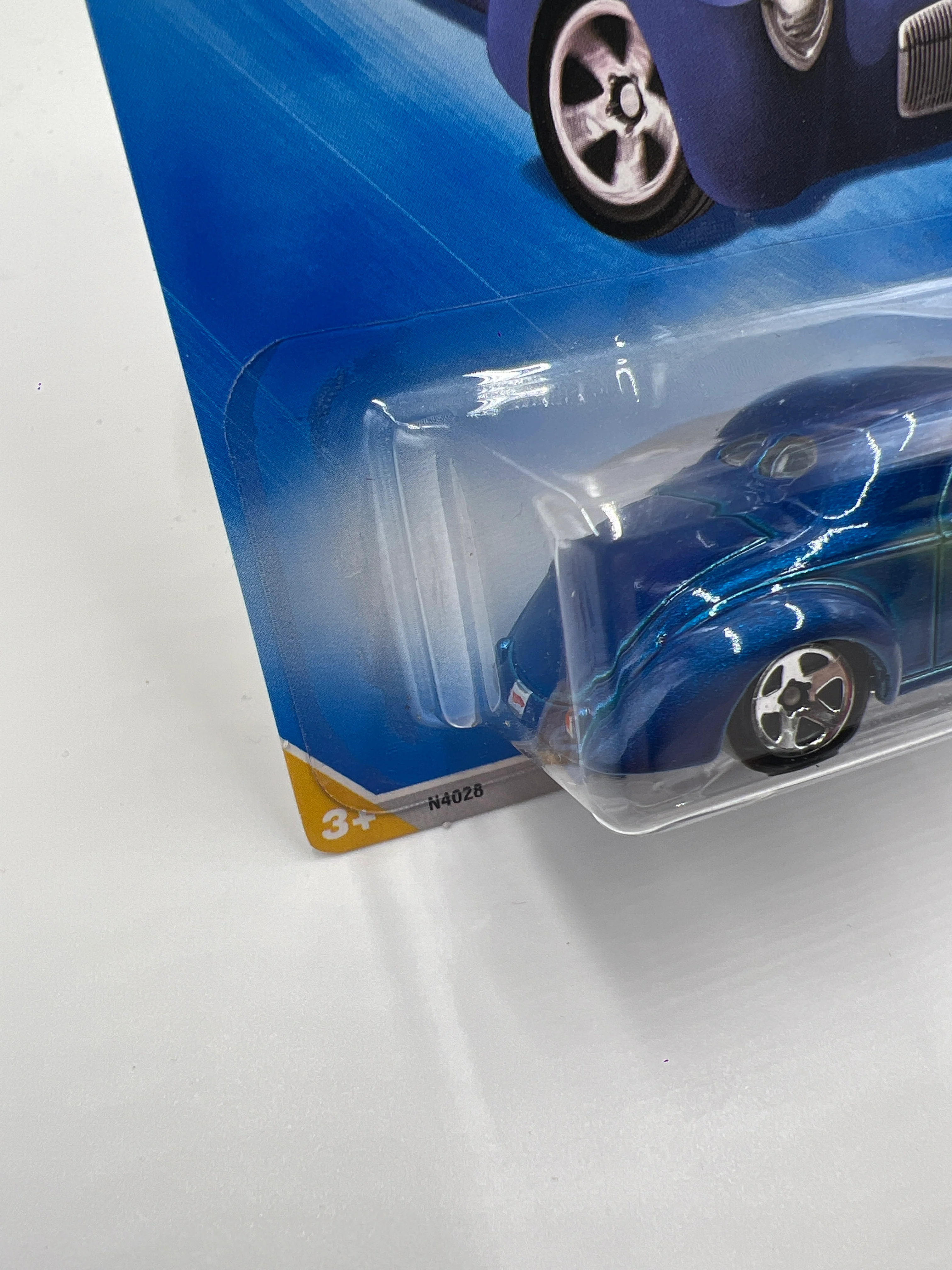 2009 Hot Wheels New Models #25 Custom 41 Willys Coupe Blue 34F - Image 5