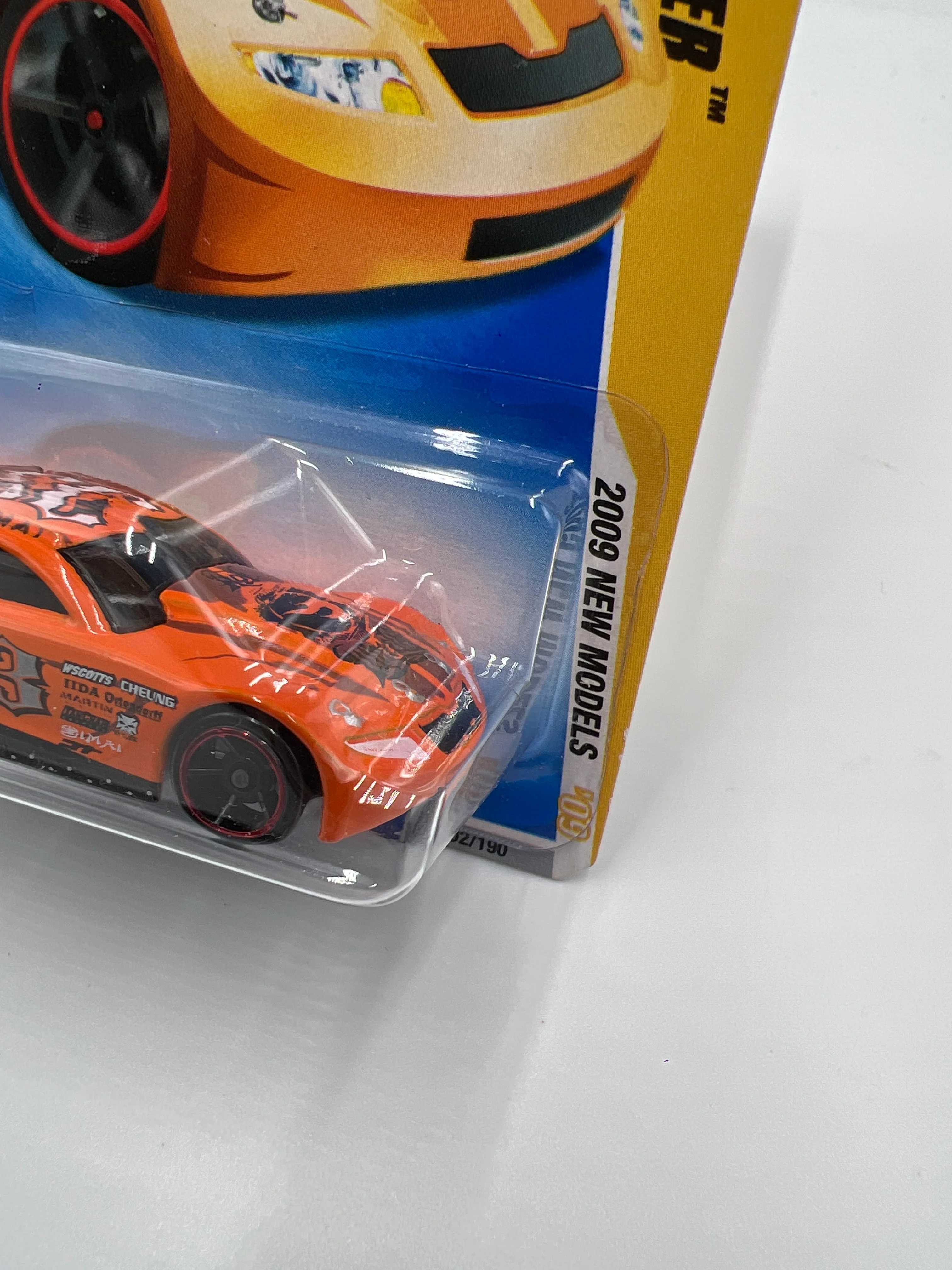 2009 Hot Wheels New Models #2 Circle Tracker Orange 97E - Image 4