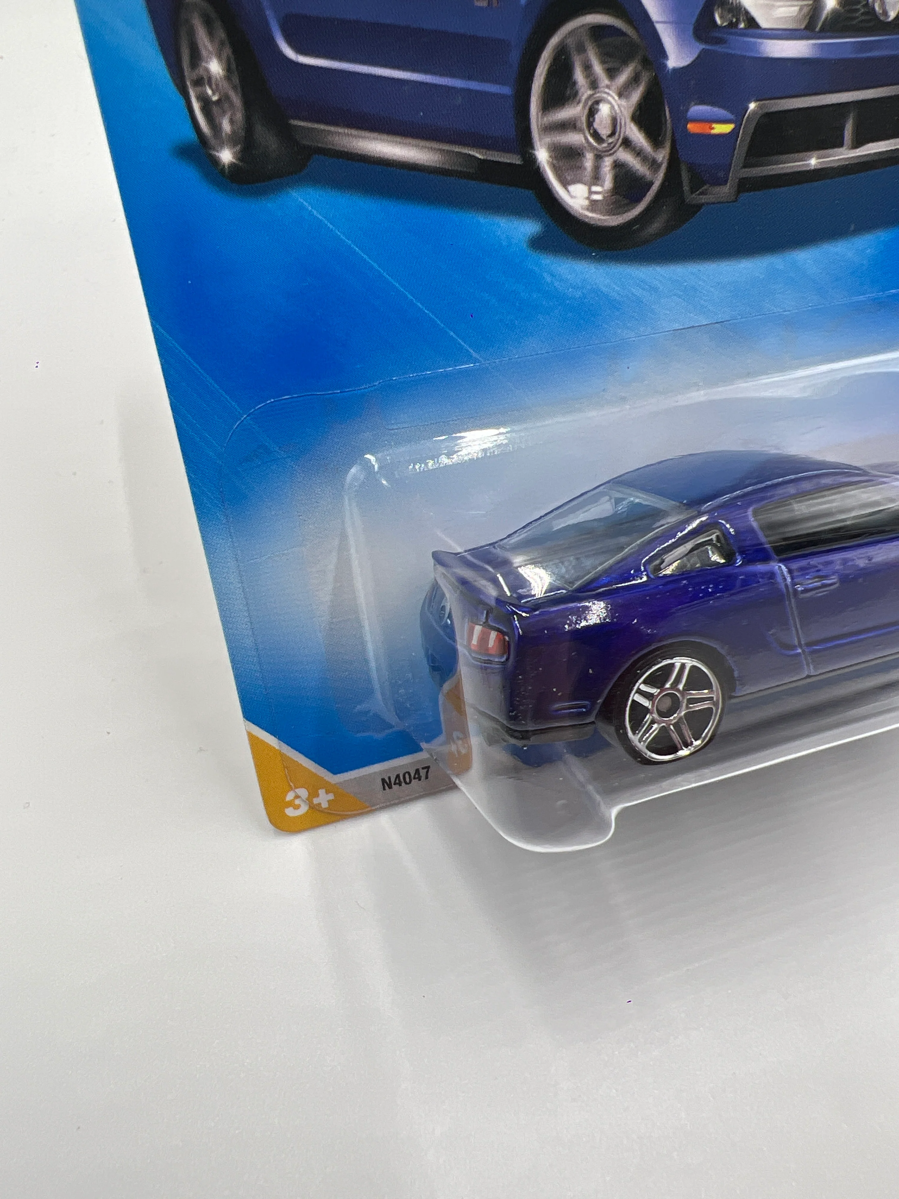 2009 Hot Wheels New Models #41 2010 Ford Mustang GT Blue 24C - Image 5