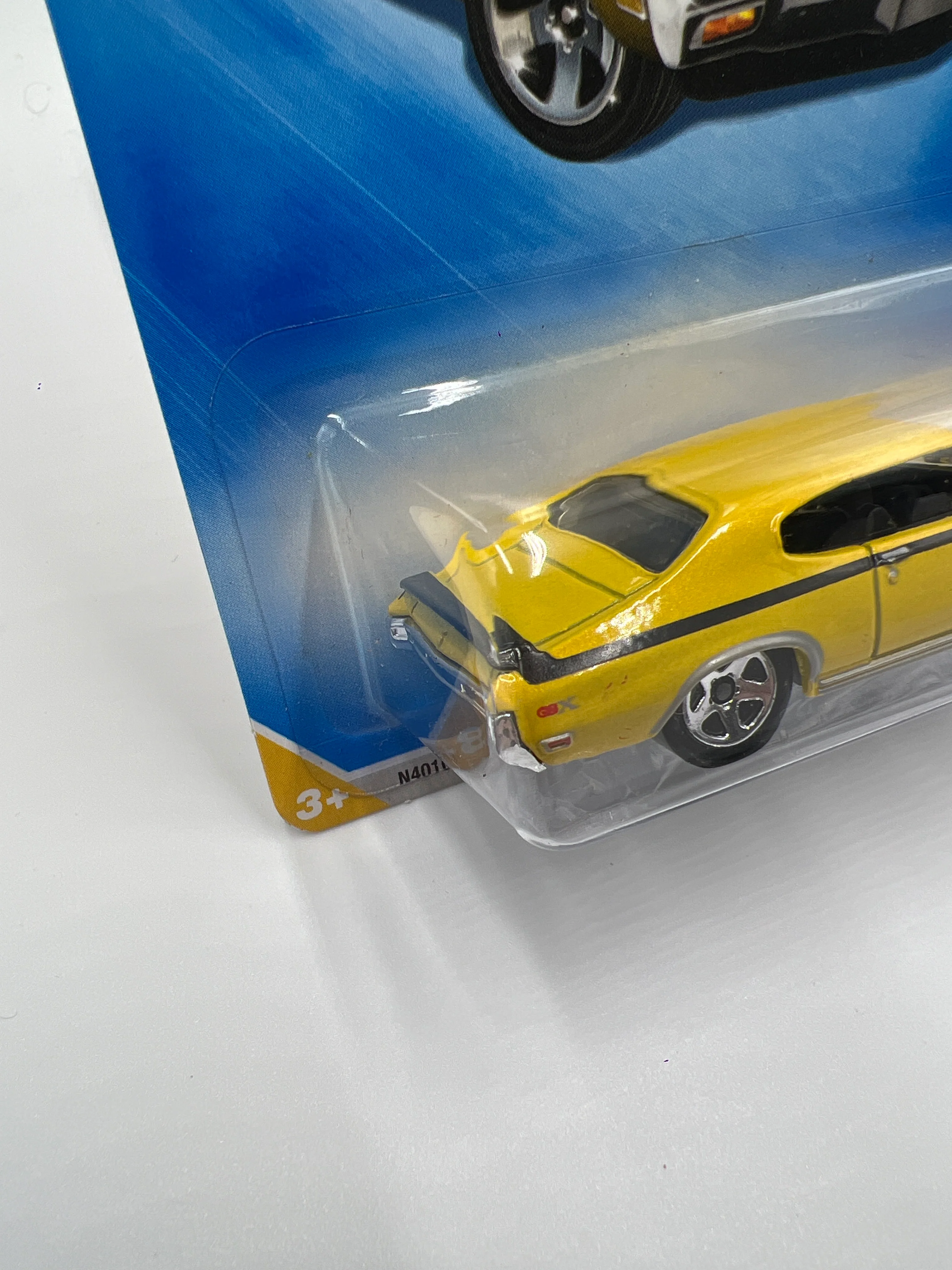 2009 Hot Wheels New Models #7 70 Buick GSX Yellow 46H - Image 5