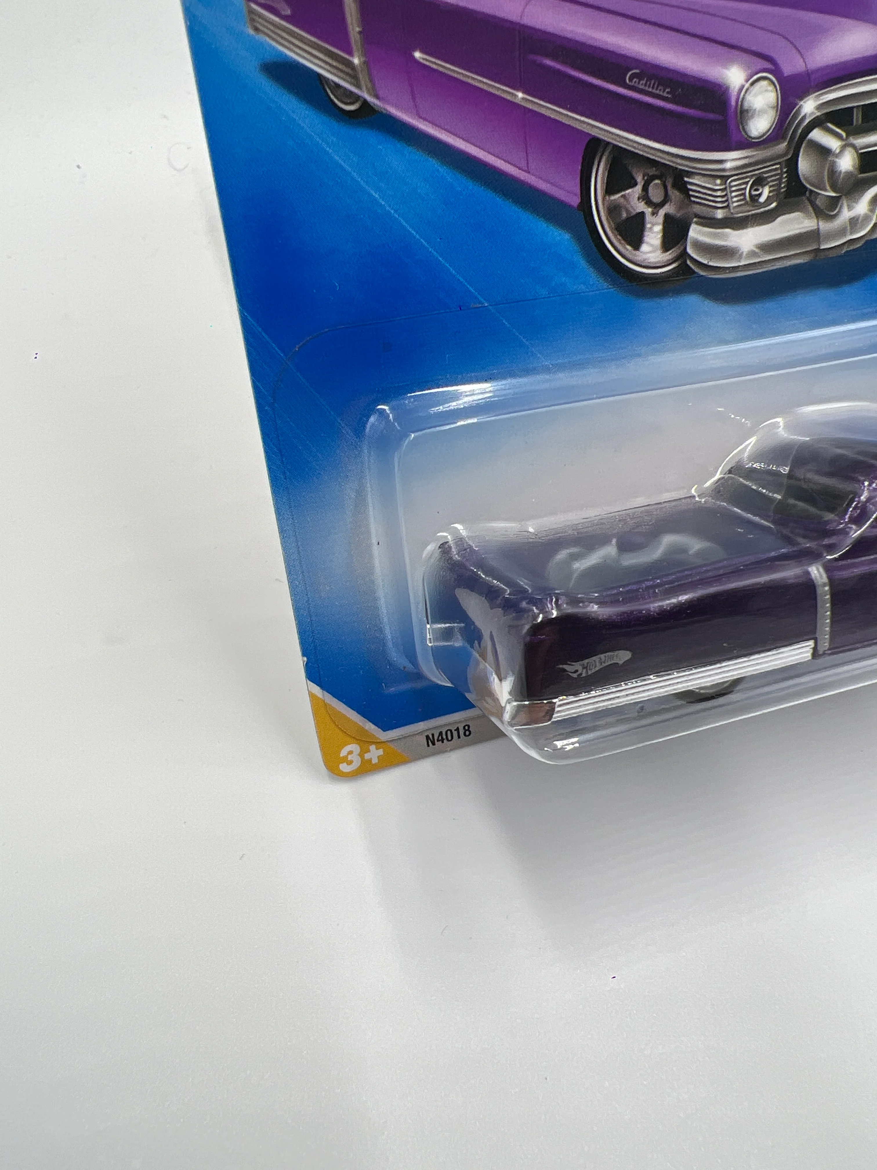 2009 Hot Wheels New Models #15 Custom 53 Cadillac Purple 60B - Image 5