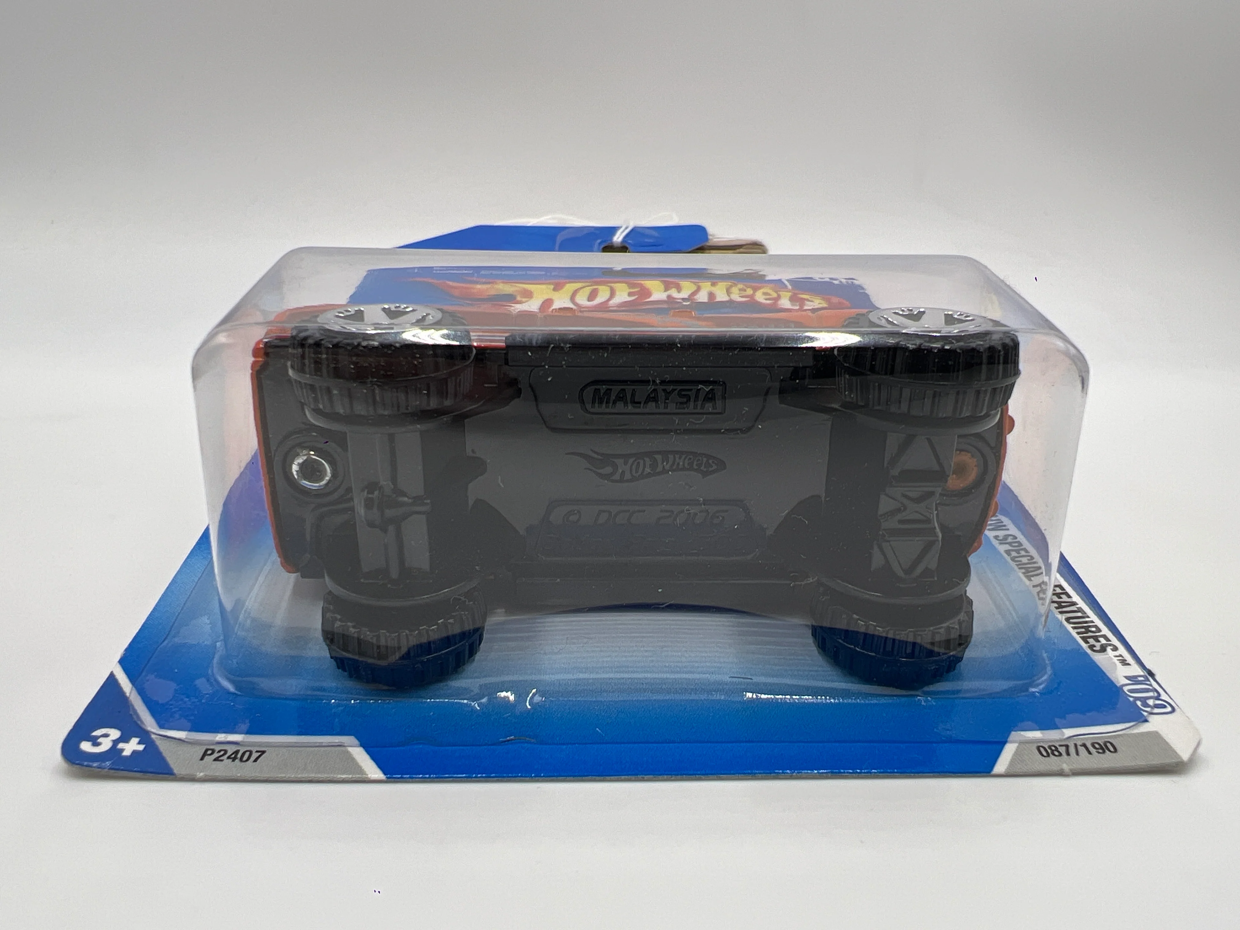 2009 Hot Wheels Special Features #87 Dodge Ram 1500 Orange 38C - Image 6