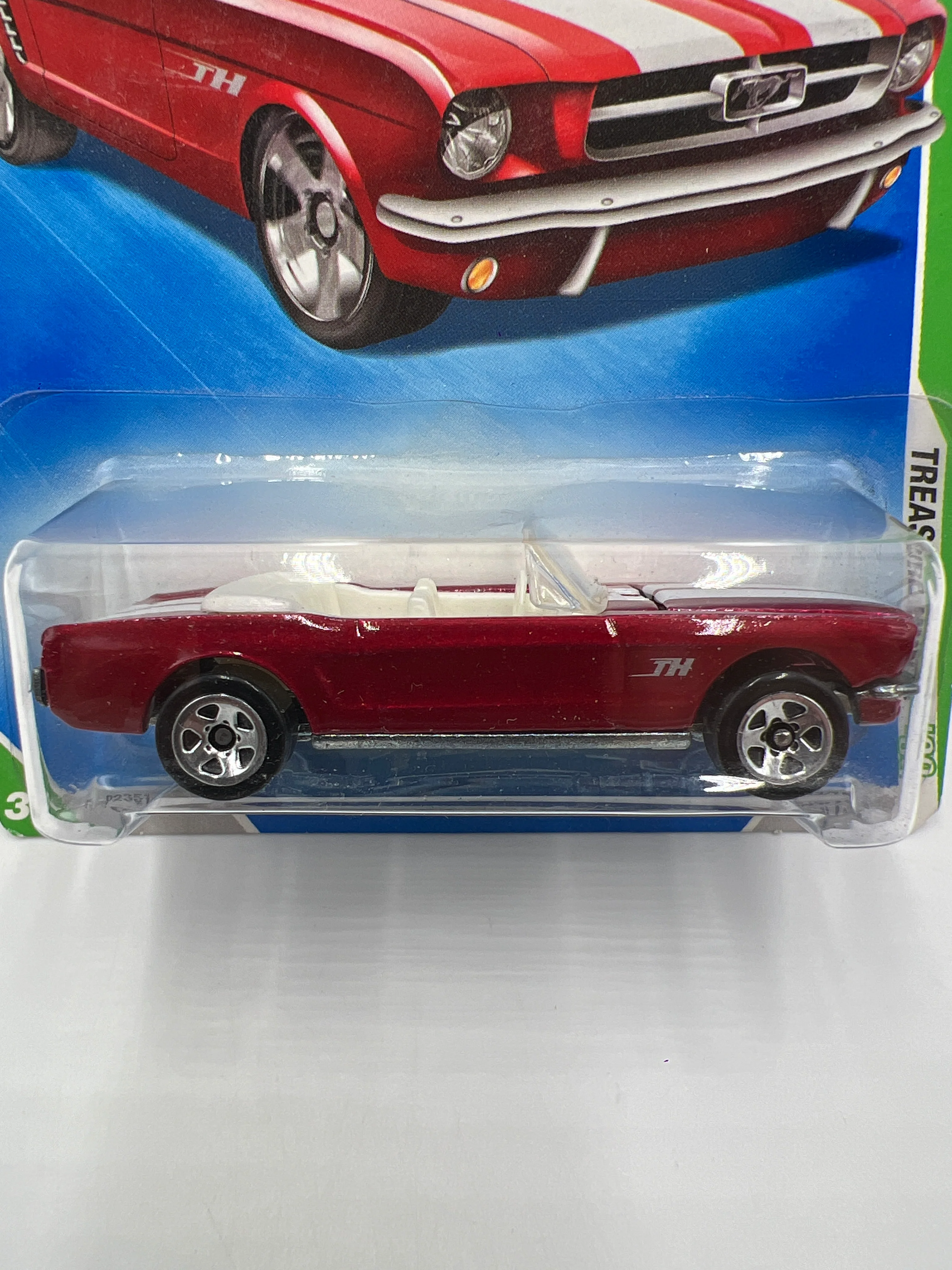 2009 Hot Wheels Treasure Hunts #43 Ford Mustang Red - Image 2