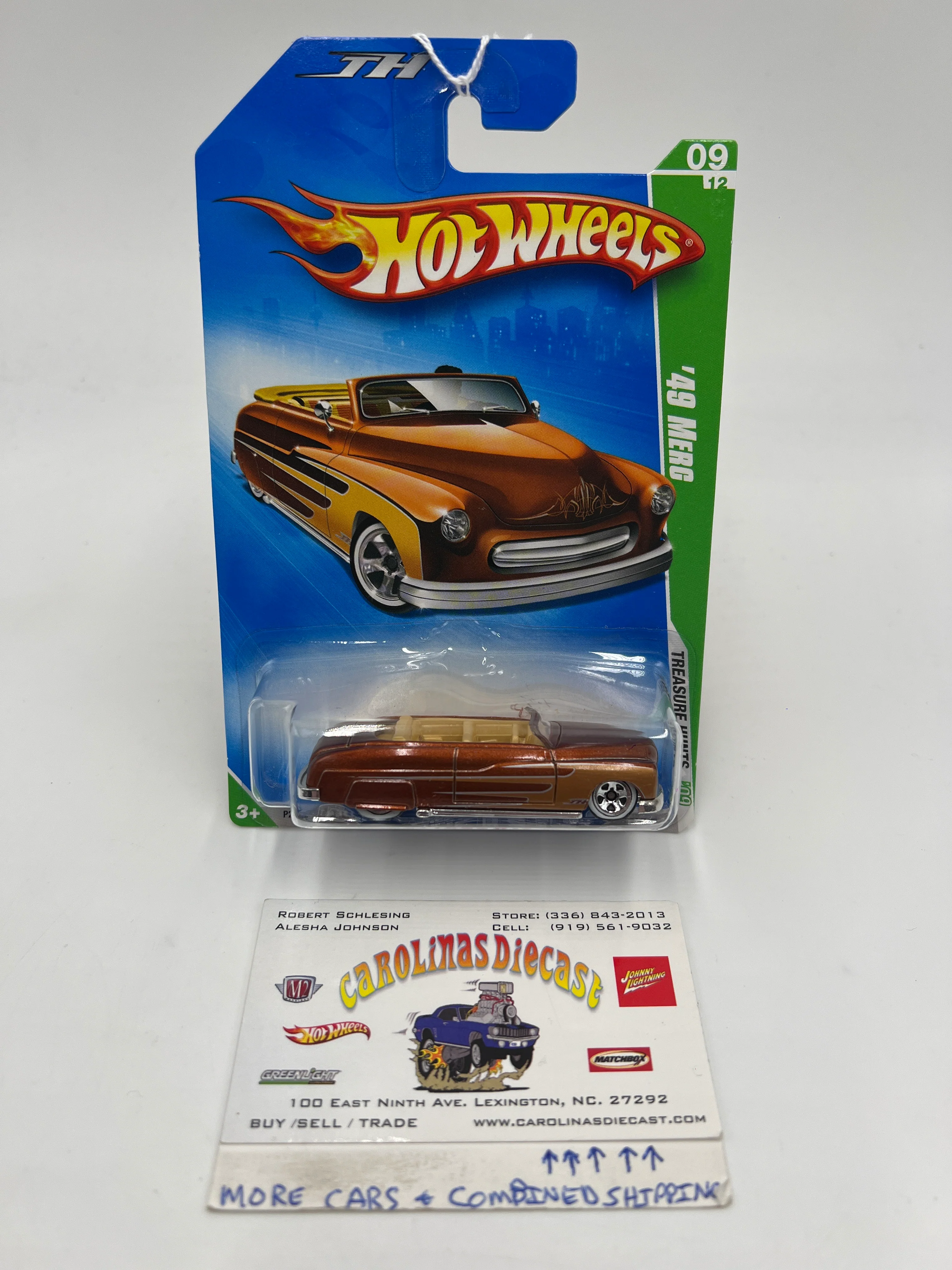 2009 Hot Wheels Treasure Hunts #51 49 Merc Copper/Brown 274C