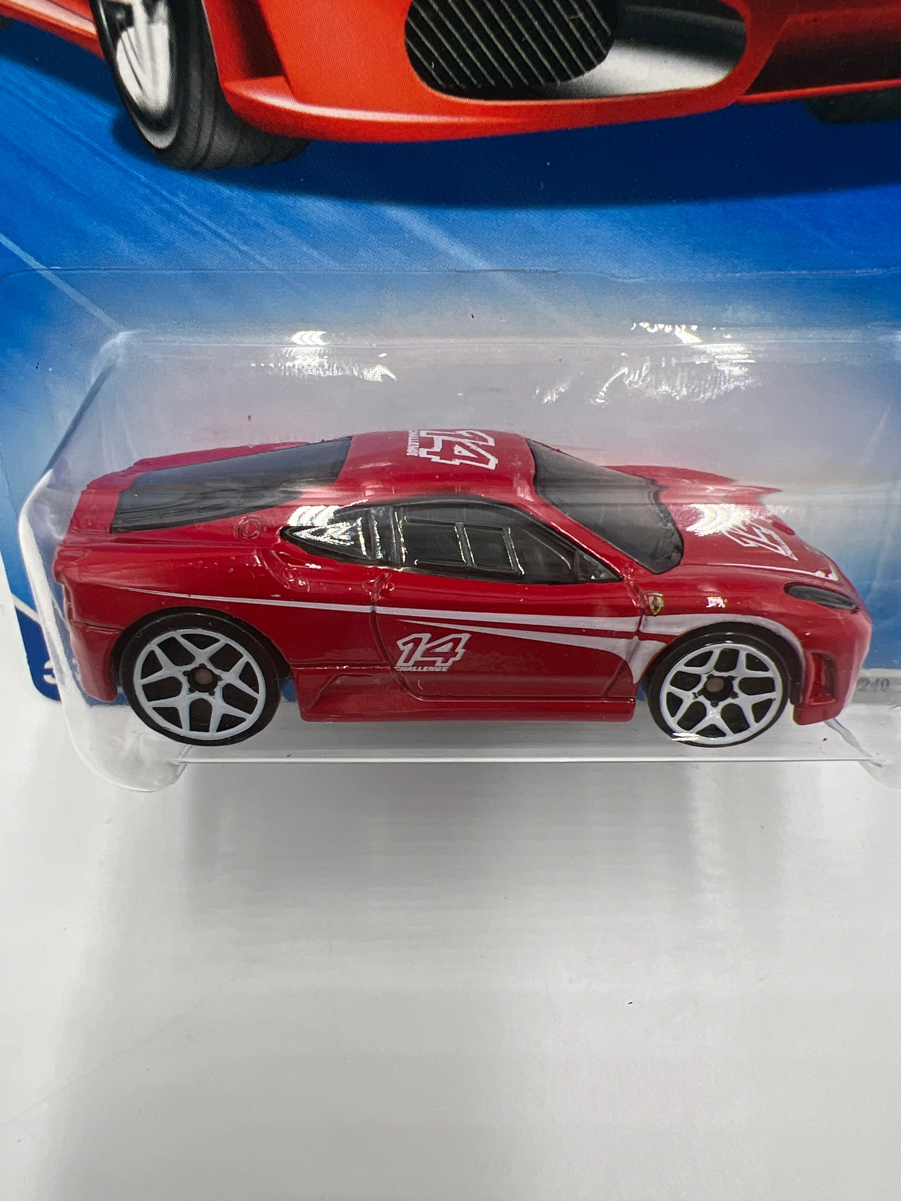 2010 Hot Wheels #154 Ferrari F430 Challenge Red - Image 3