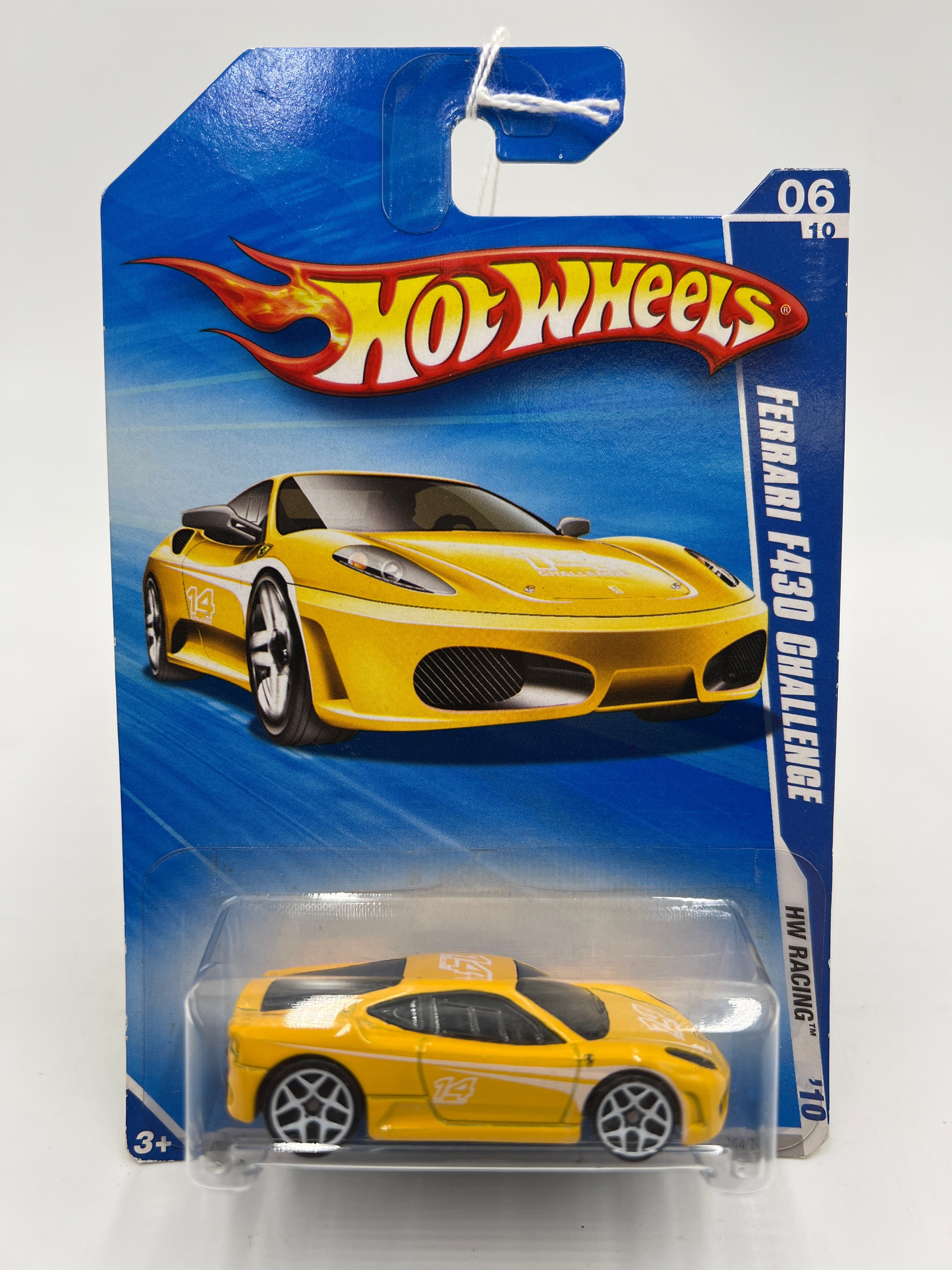 2010 Hot Wheels #154 Ferrari F430 Challenge Yellow - Image 2