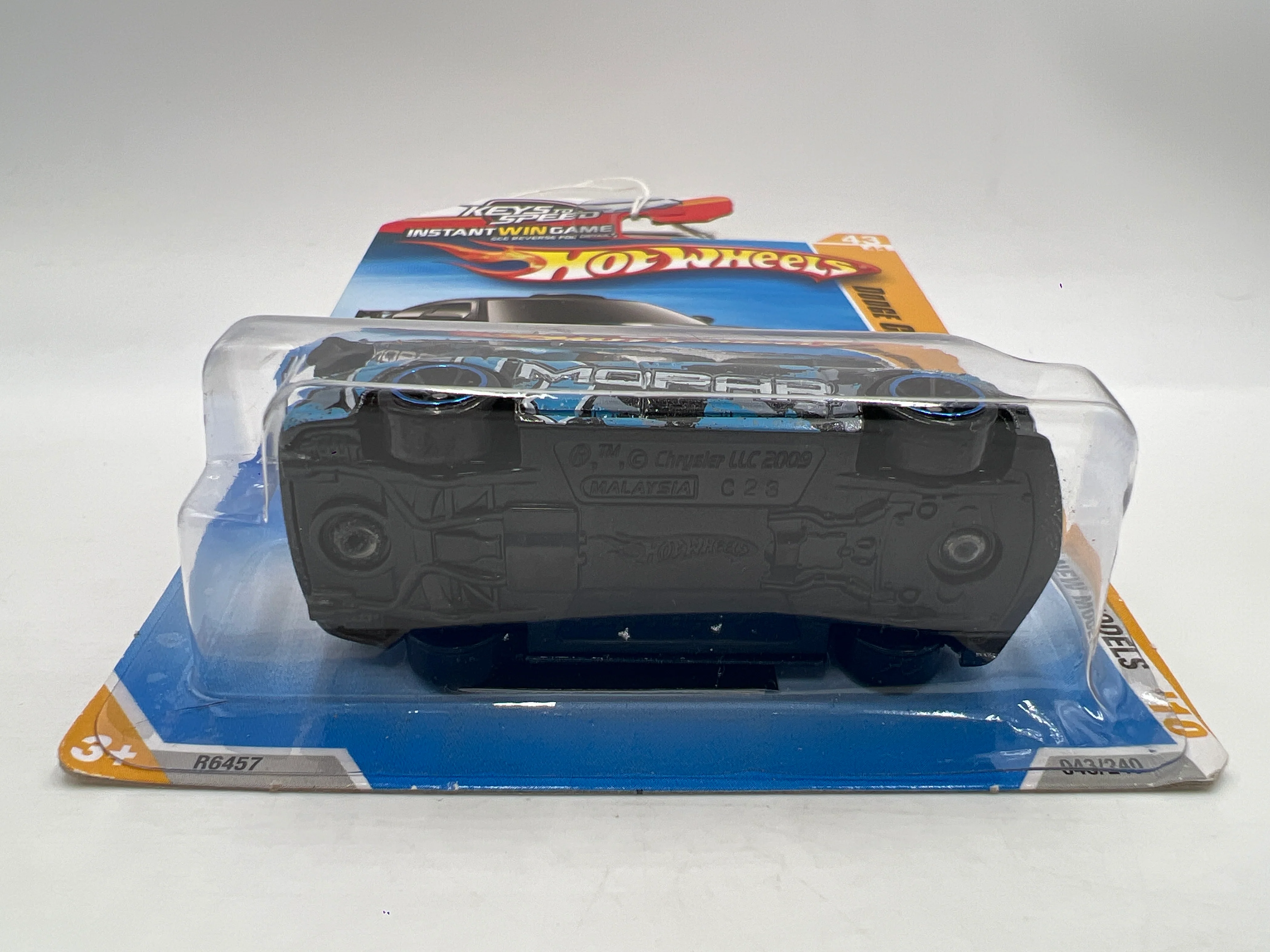 2010 Hot Wheels New Models #43 Dodge Charger Drift Car Black Keys To Speed Card - Image 5