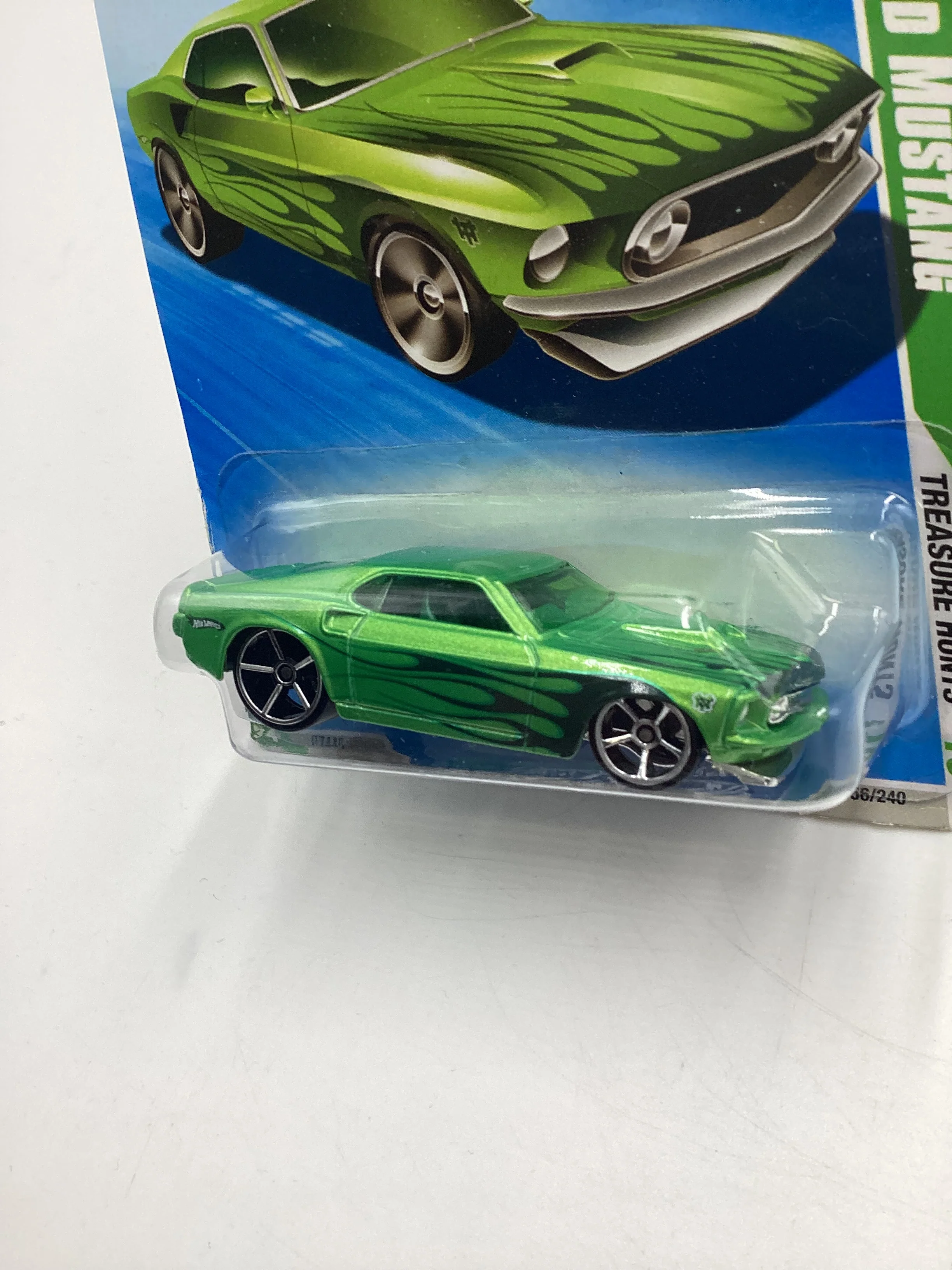 2010 Hot Wheels #56 69 Ford Mustang Treasure Hunt - Image 4