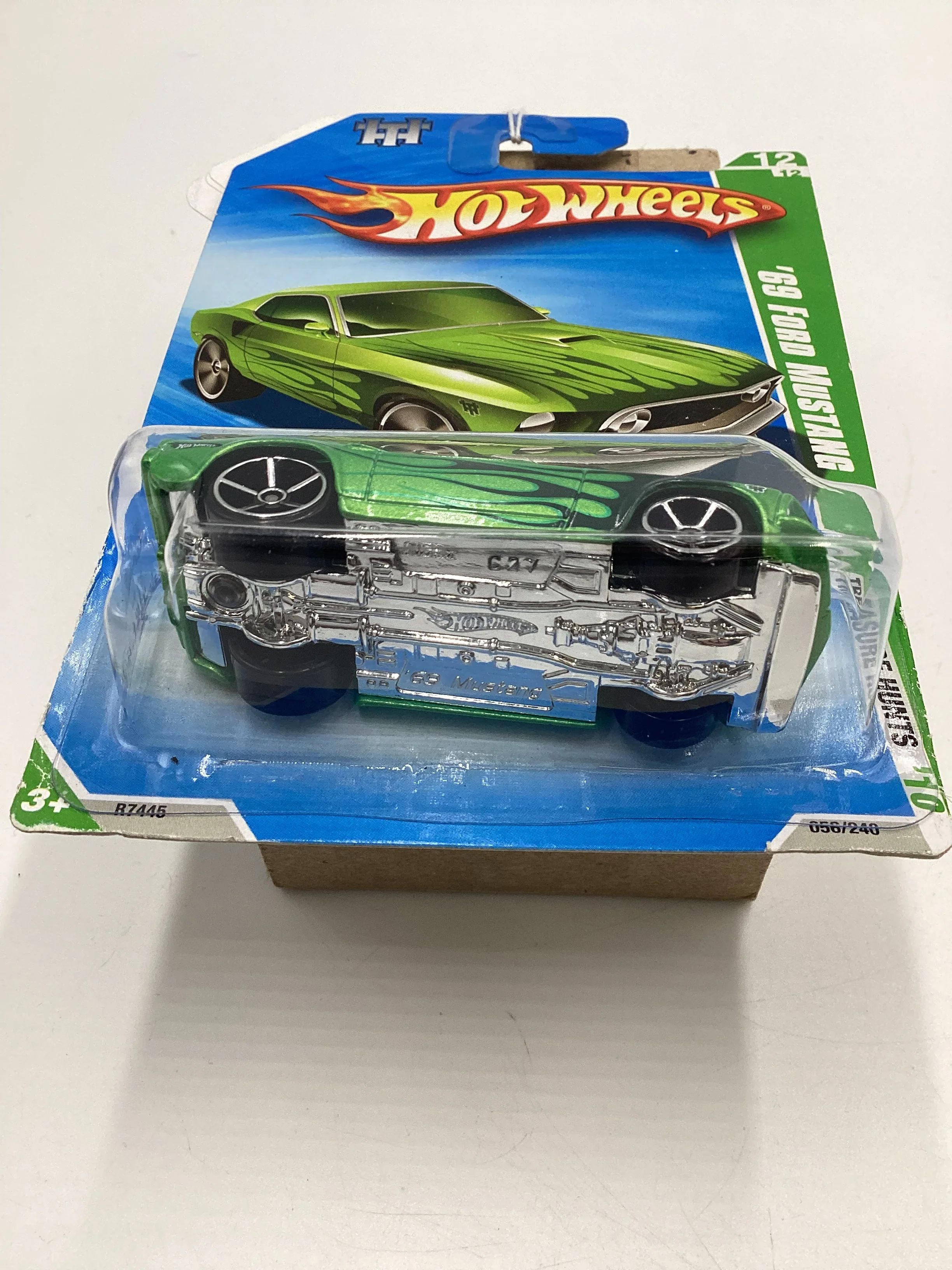 2010 Hot Wheels #56 69 Ford Mustang Treasure Hunt - Image 7