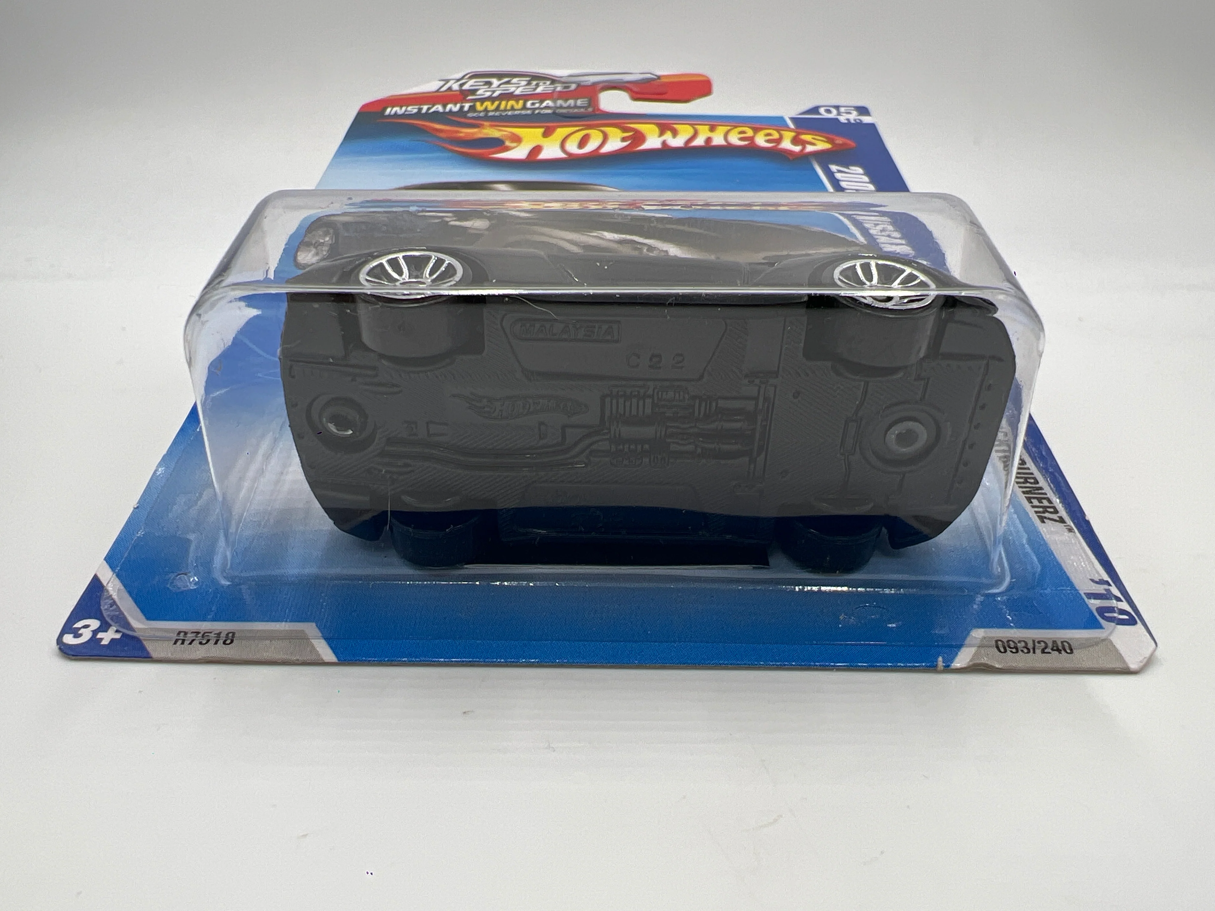 2010 Hot Wheels #93 2009 Nissan GT-R Black Keys to Speed Card W/Protector (See Description) - Image 8