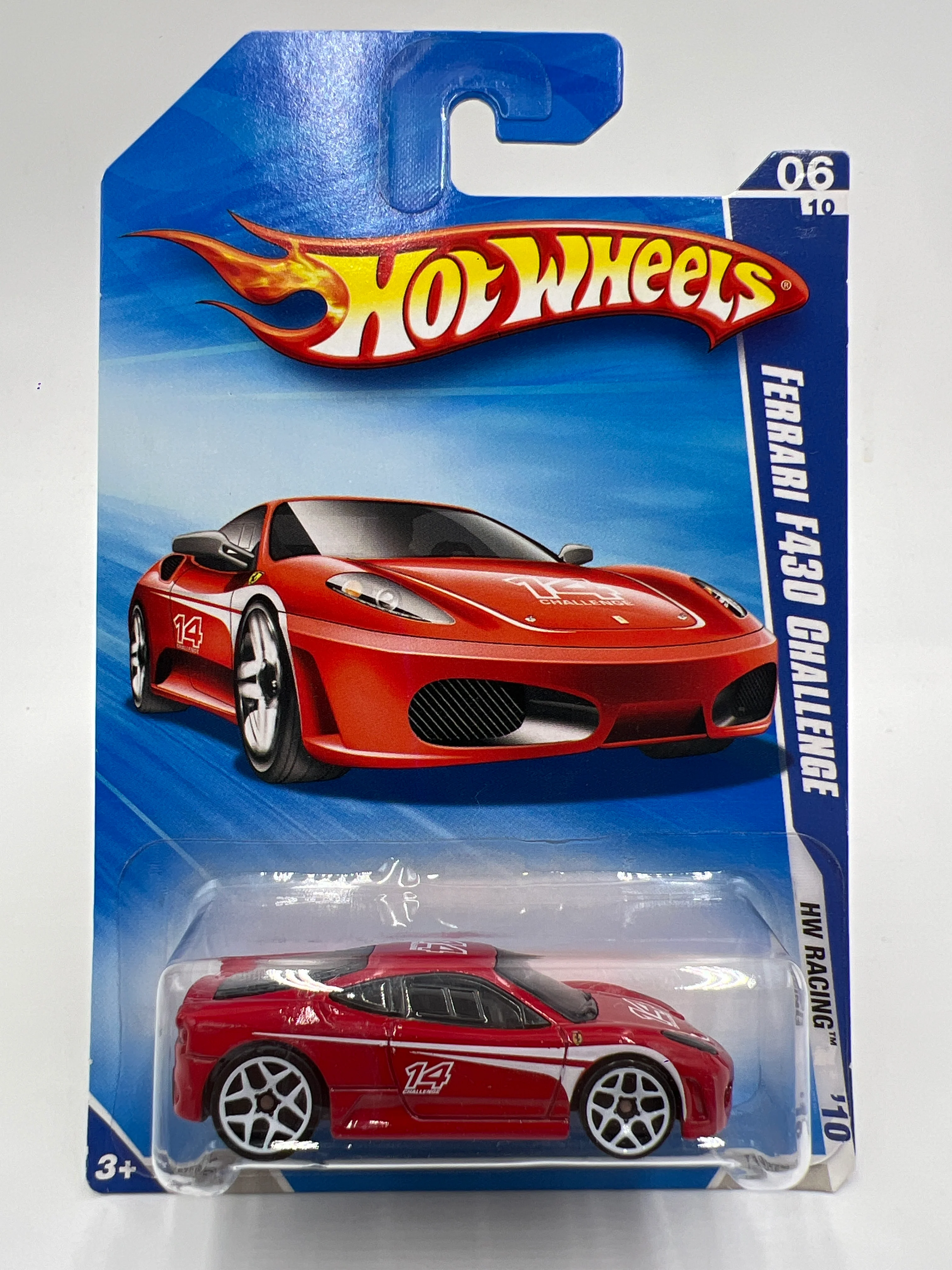 2010 Hot Wheels Racing #154 Ferrari F430 Challenge W/Protector SR - Image 2