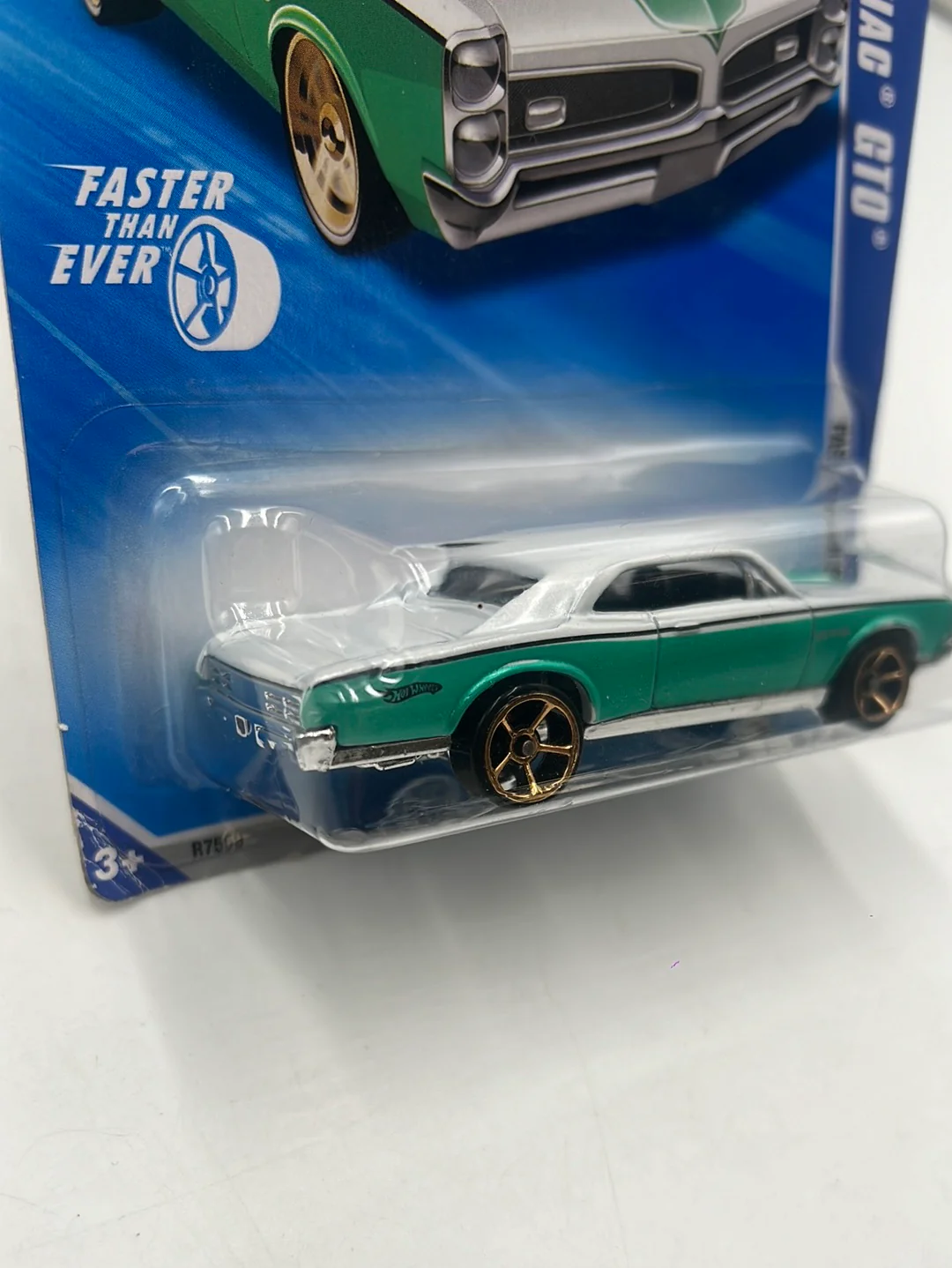 2010 Hot Wheels Faster Than Ever ‘67 Pontiac GTO Green 134/240 60E - Image 5