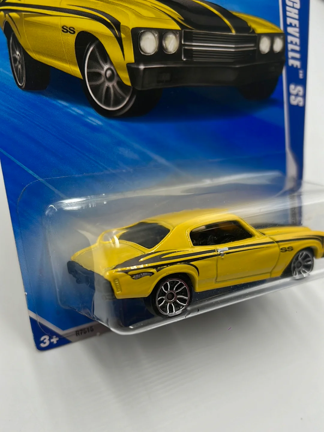 2010 Hot Wheels Nightburnerz ‘70 Chevelle SS Yellow 90/240 1C - Image 5