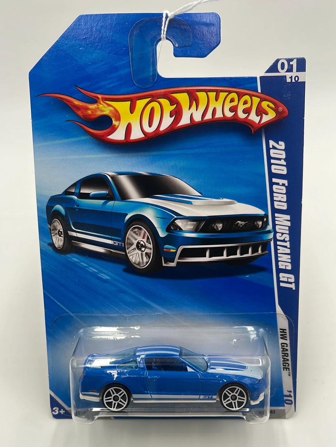 2010 Hot Wheels HW Garage 2010 Ford Mustang GT Blue 69/240 24H - Image 2