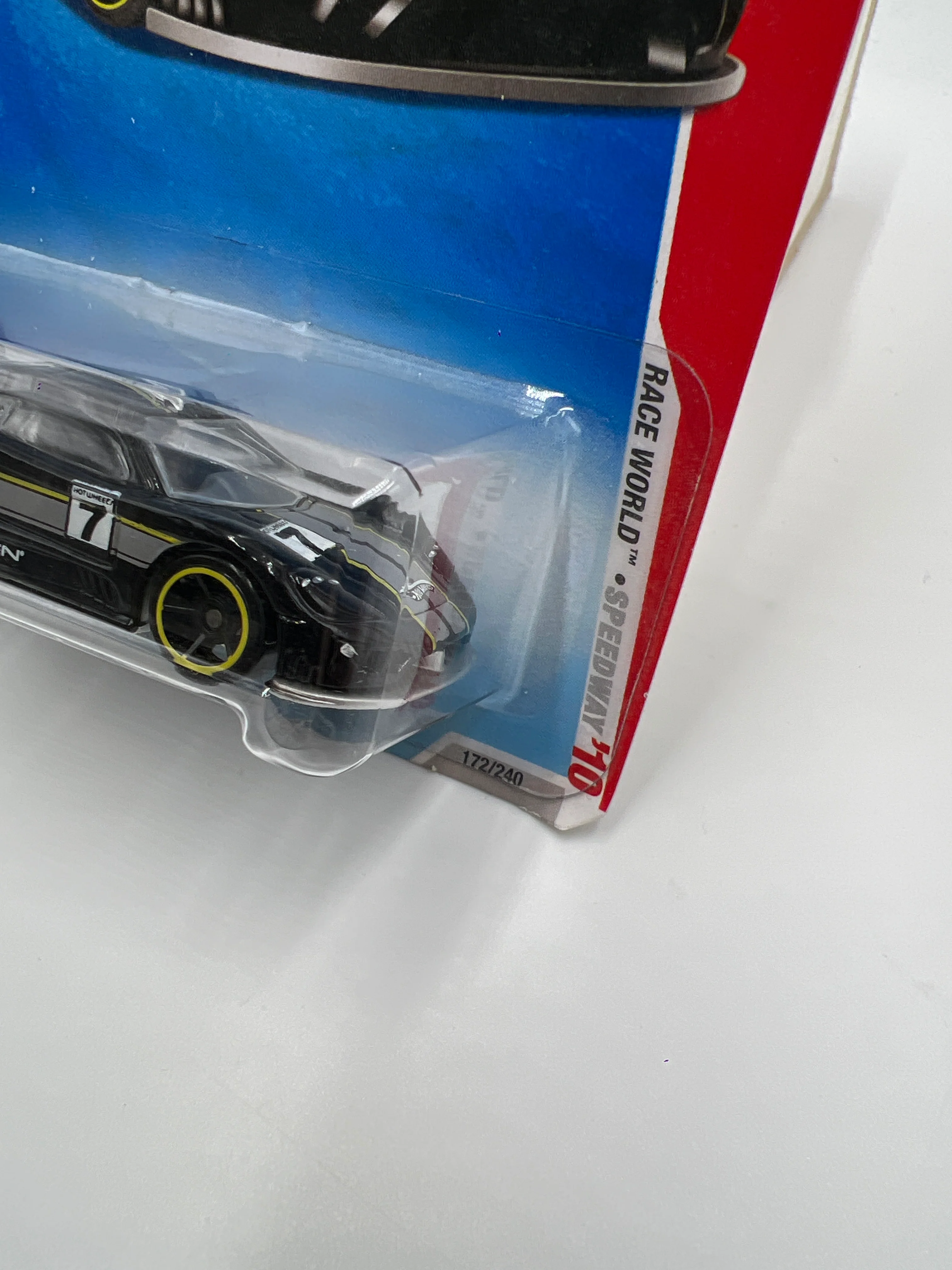 2010 Hot Wheels HW Race World #172 Saleen S7 Black 24A - Image 4