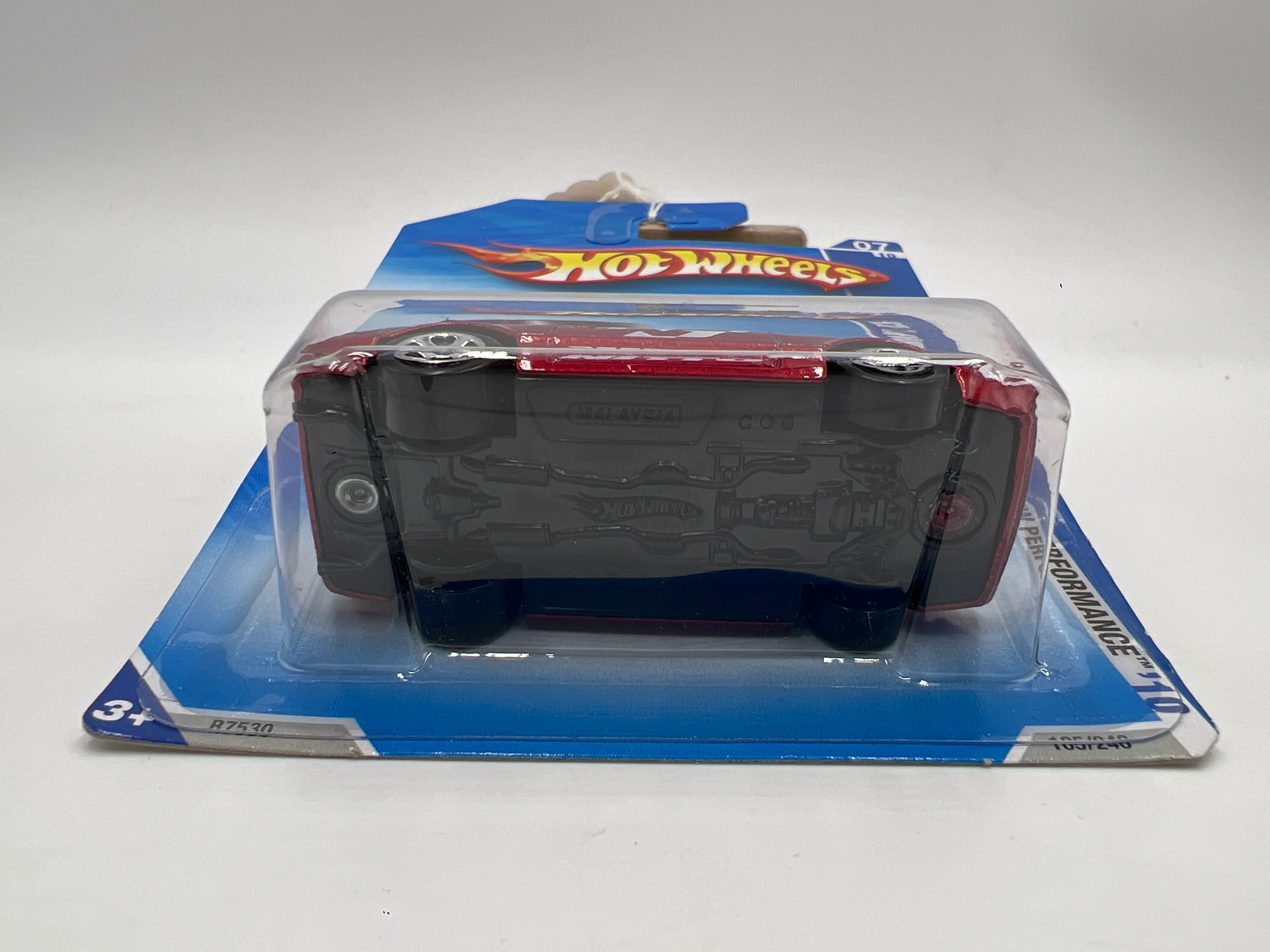 2010 Hot Wheels Performance #105 92 Ford Mustang Red 20A - Image 6