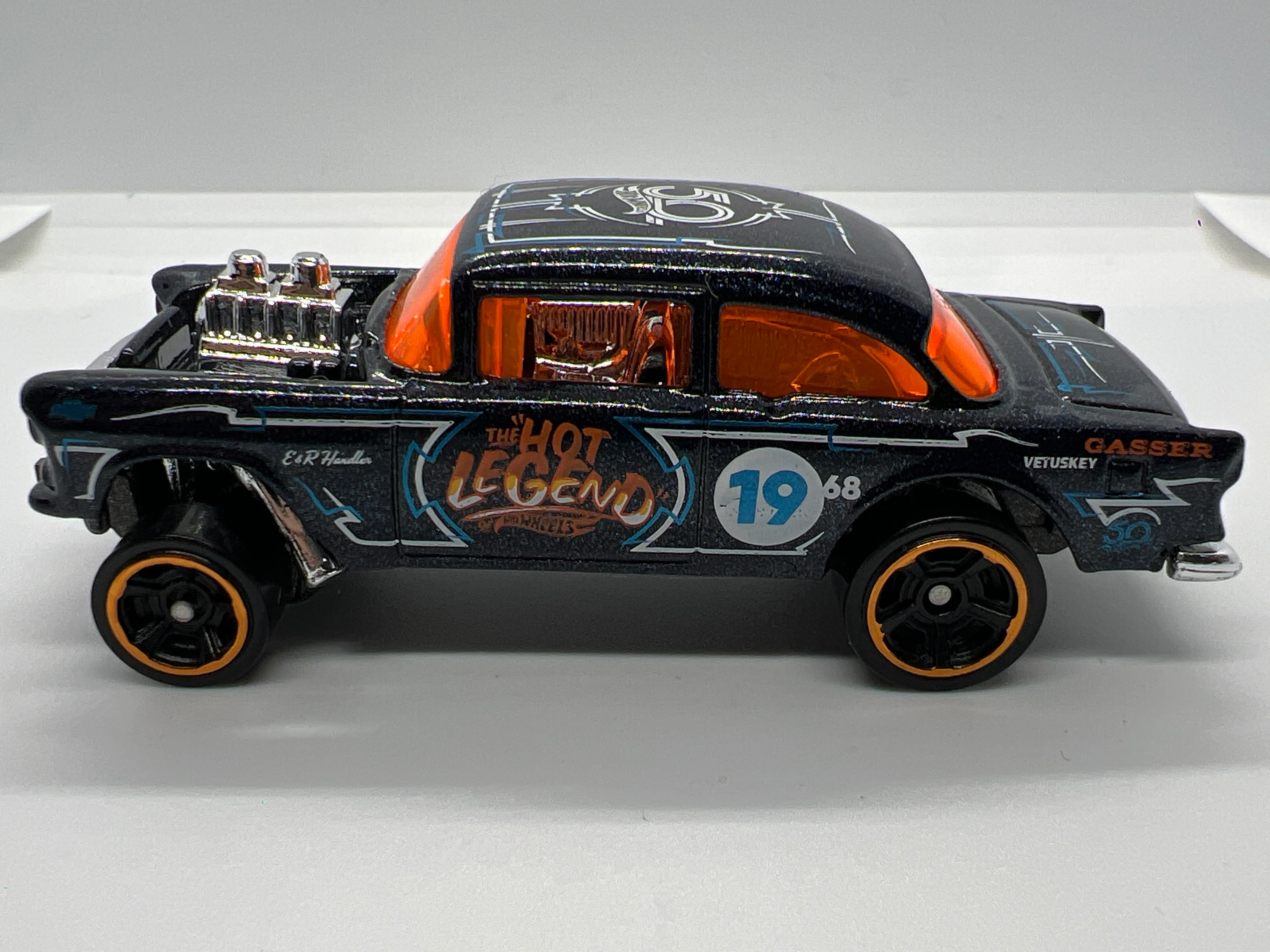 Hot Wheels 1/64 50th Anniversary 10 Pack Kroger Exclusive 55 Chevy Bel Air Gasser Loose VHTF - Image 4