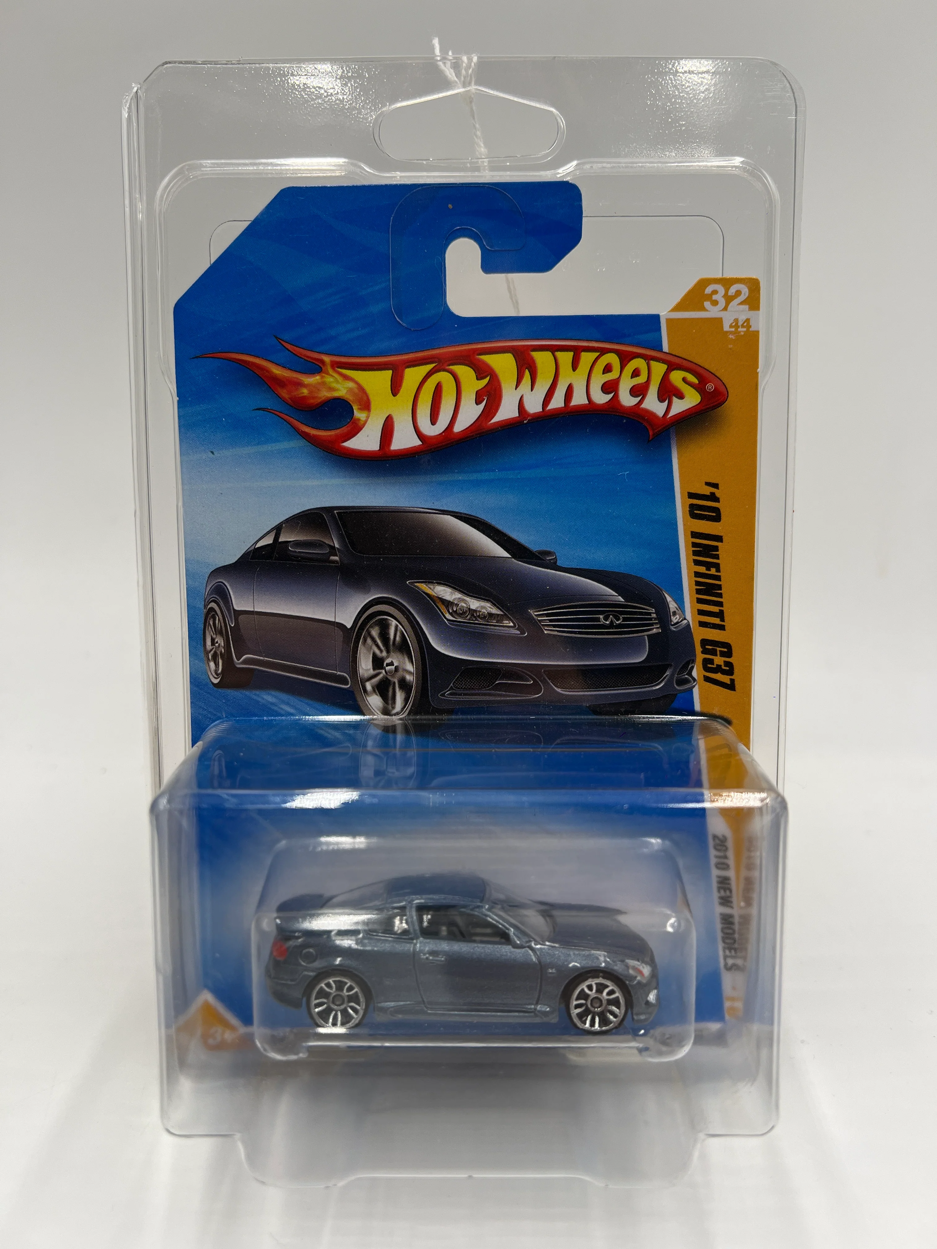 2010 Hot Wheels New Models #32 10 Infiniti G37 Blue W/Protector #1 - Image 8