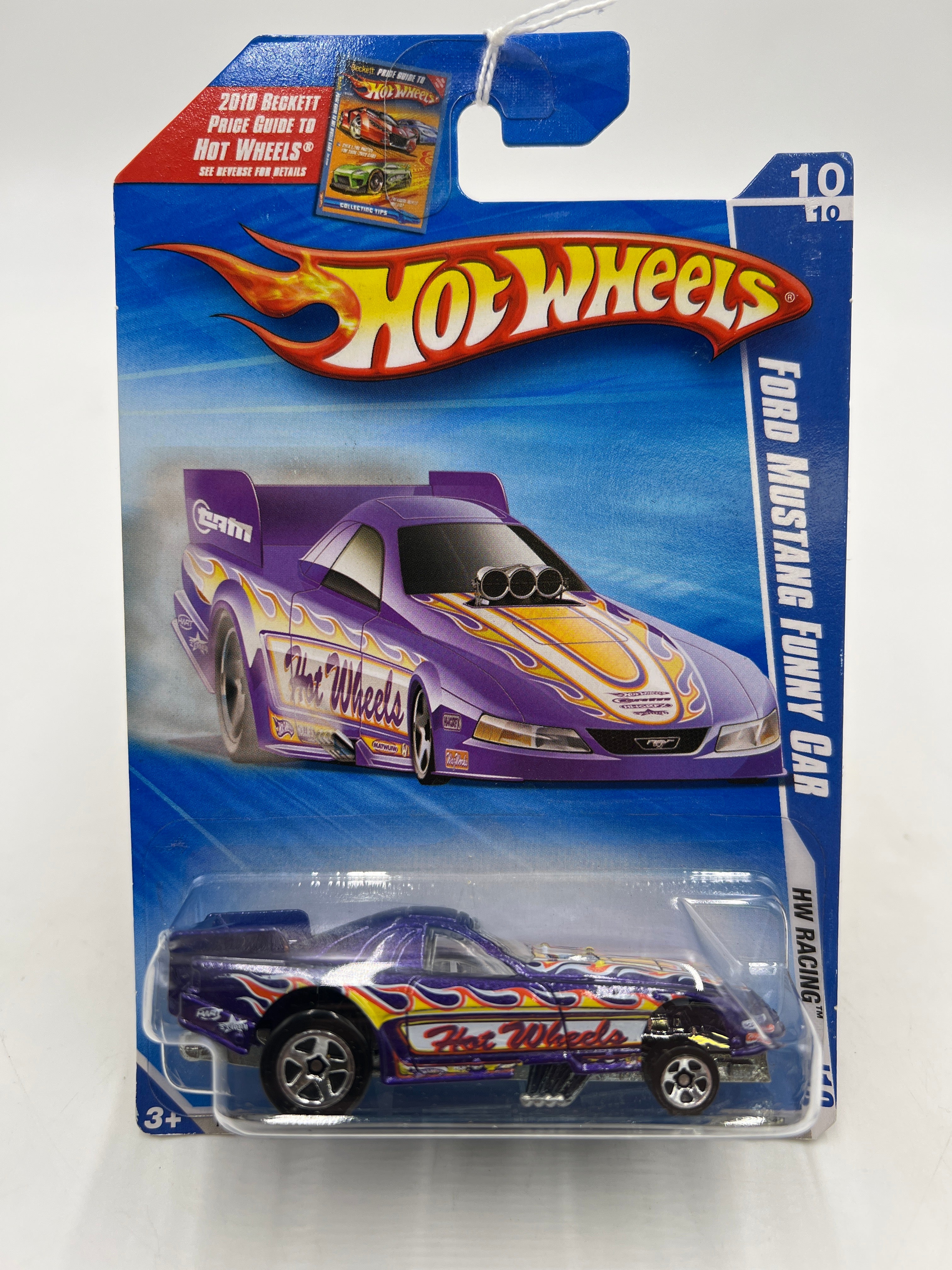 2010 Hot Wheels Racing #158 Ford Mustang Funny Car Purple 22i - Image 2