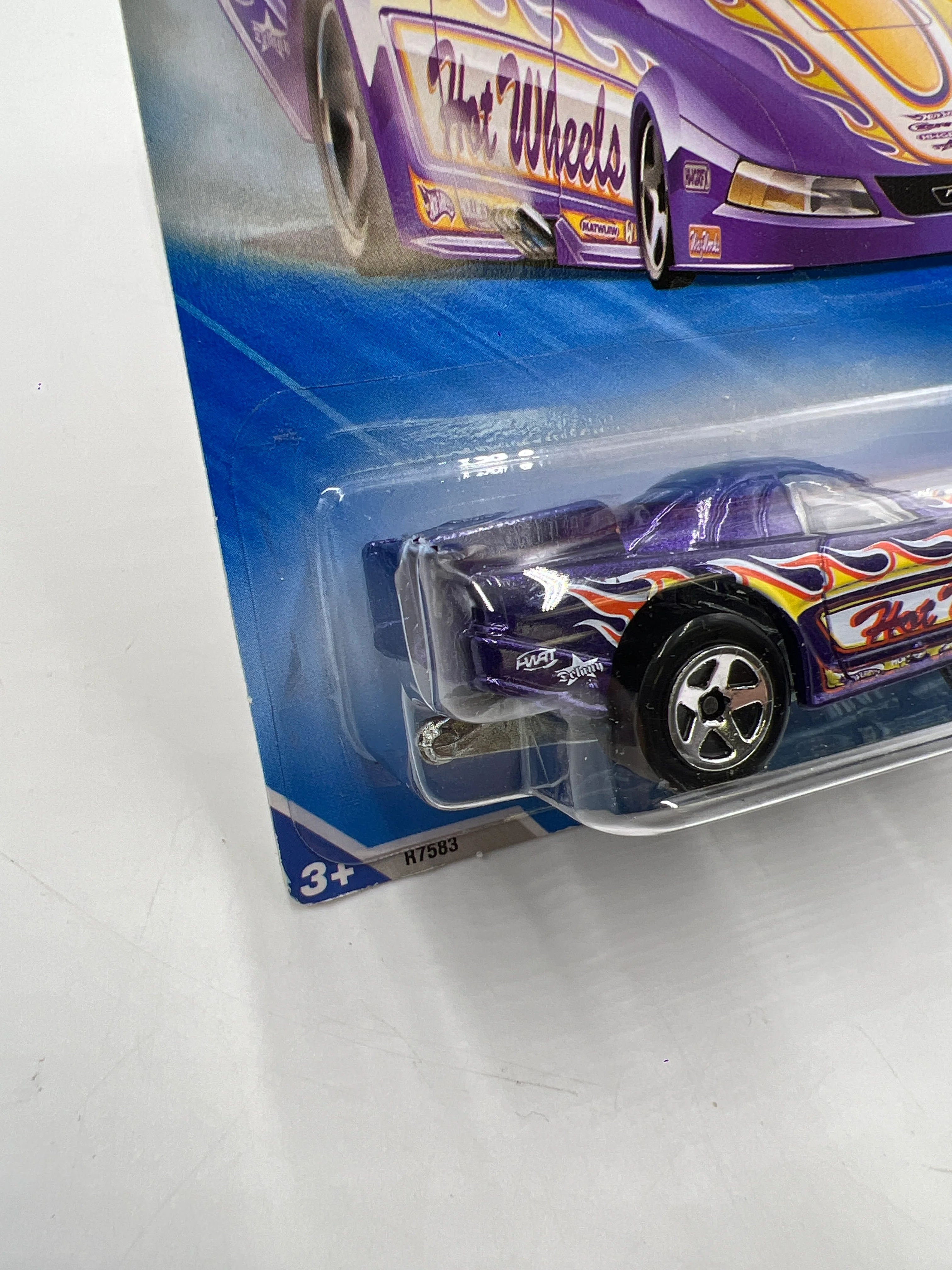 2010 Hot Wheels Racing #158 Ford Mustang Funny Car Purple 22i - Image 5