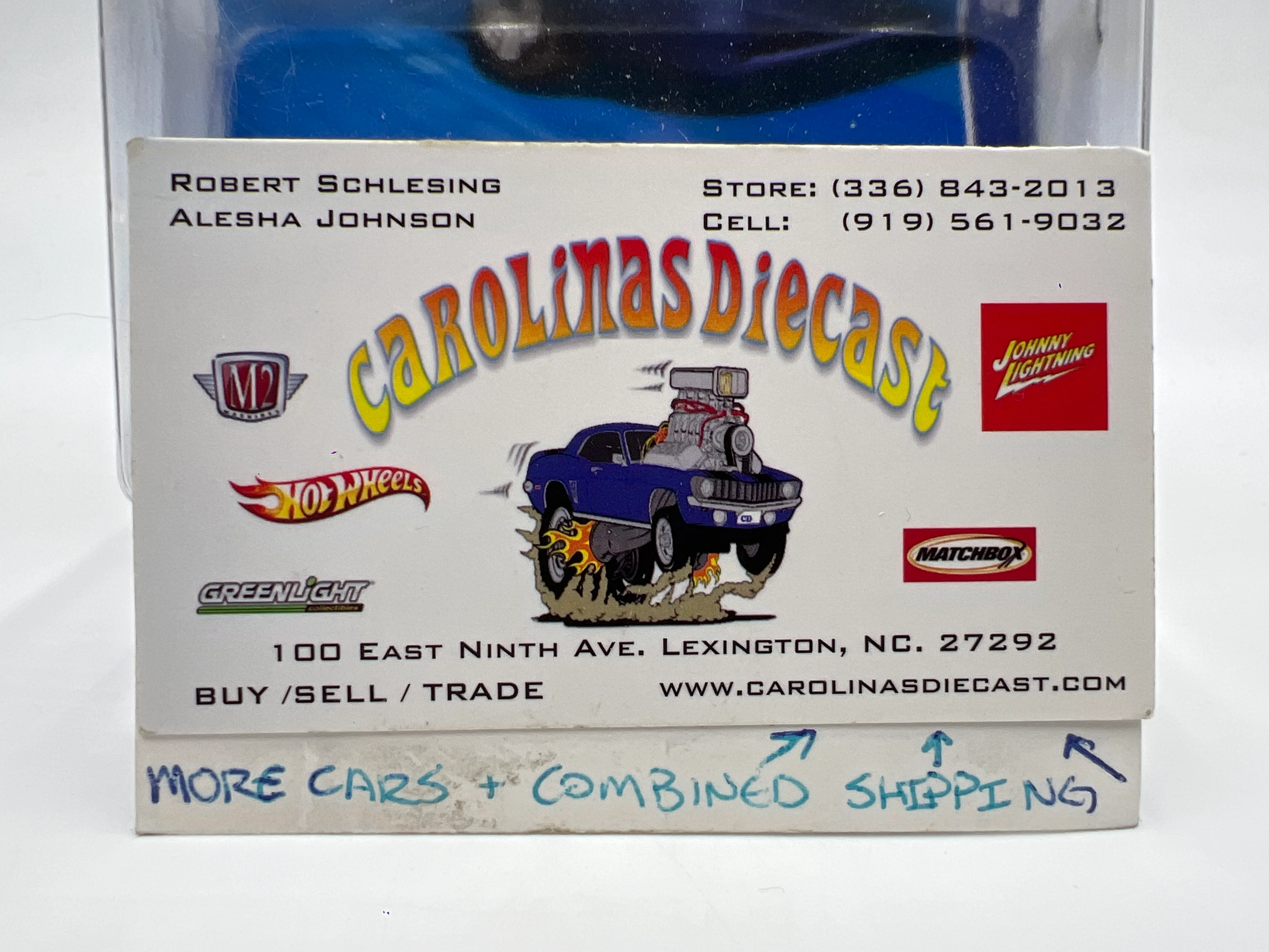 2010 Hot Wheels Performance #105 Kmart Exclusive 92 Ford Mustang Blue W/Protector SR - Image 8