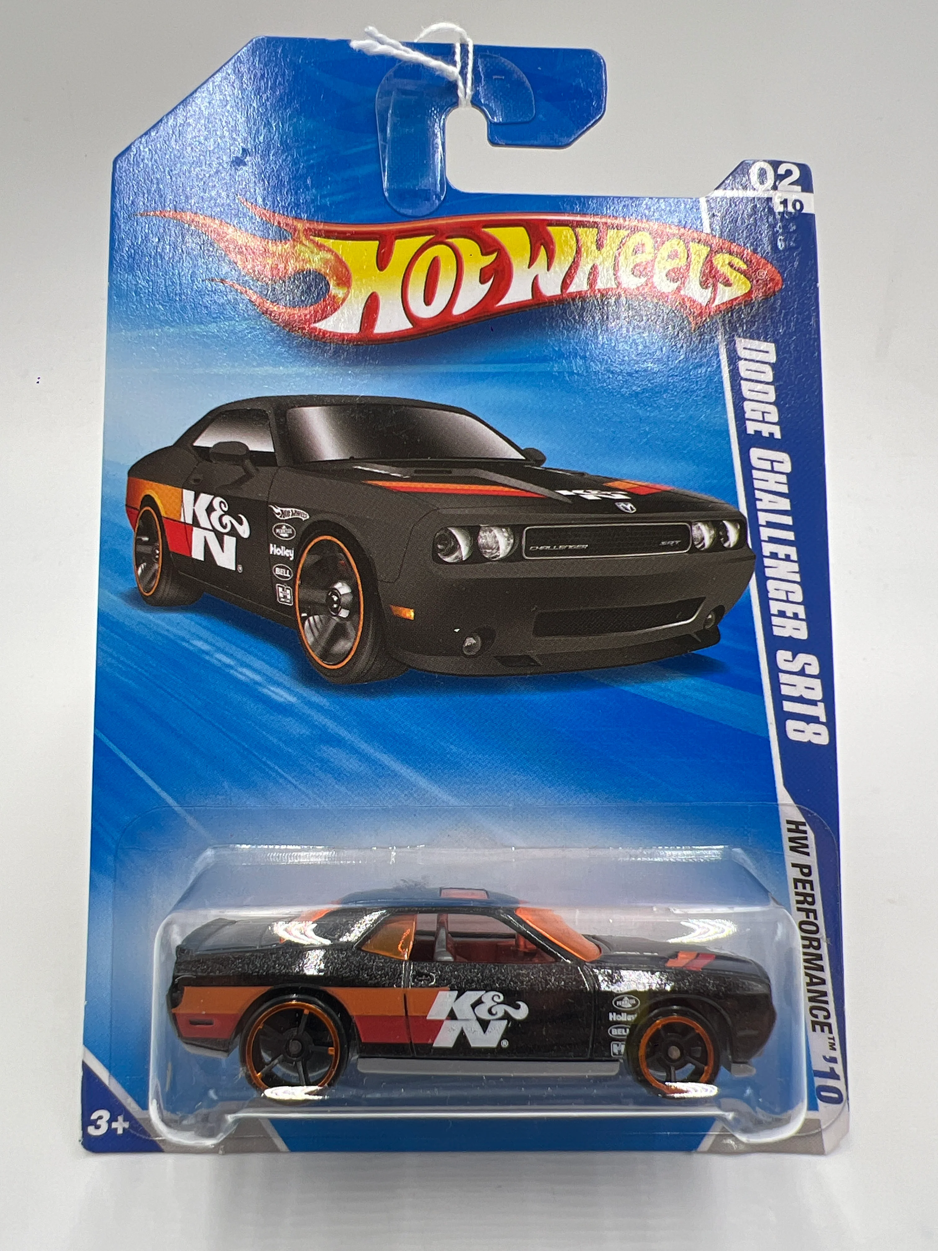 2010 Hot Wheels Performance #100 Dodge Challenger SRT8 Black K&N 40C - Image 2