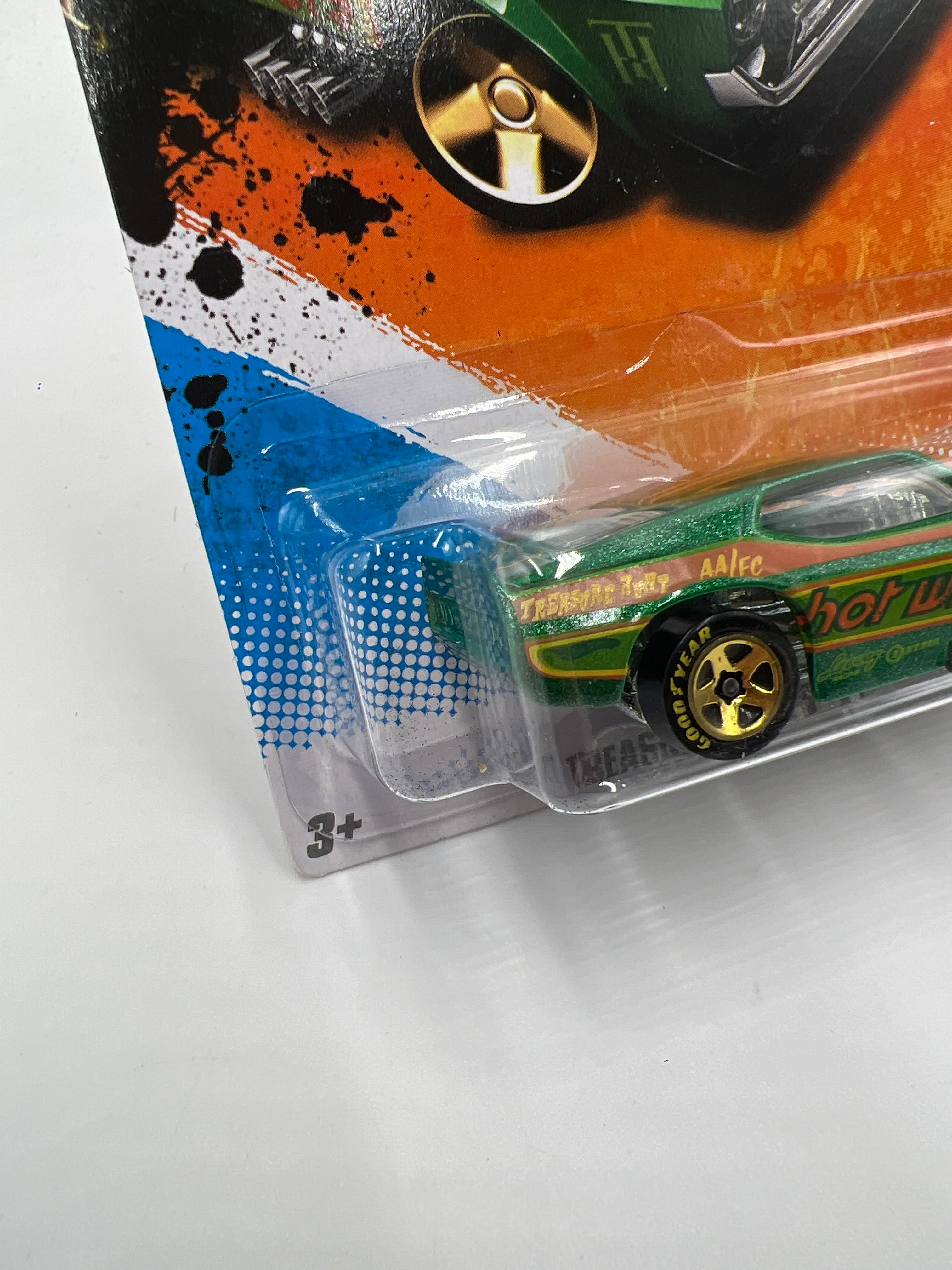 2011 Hot Wheels Treasure Hunts #60 71 Mustang Funny Car Green - Image 5