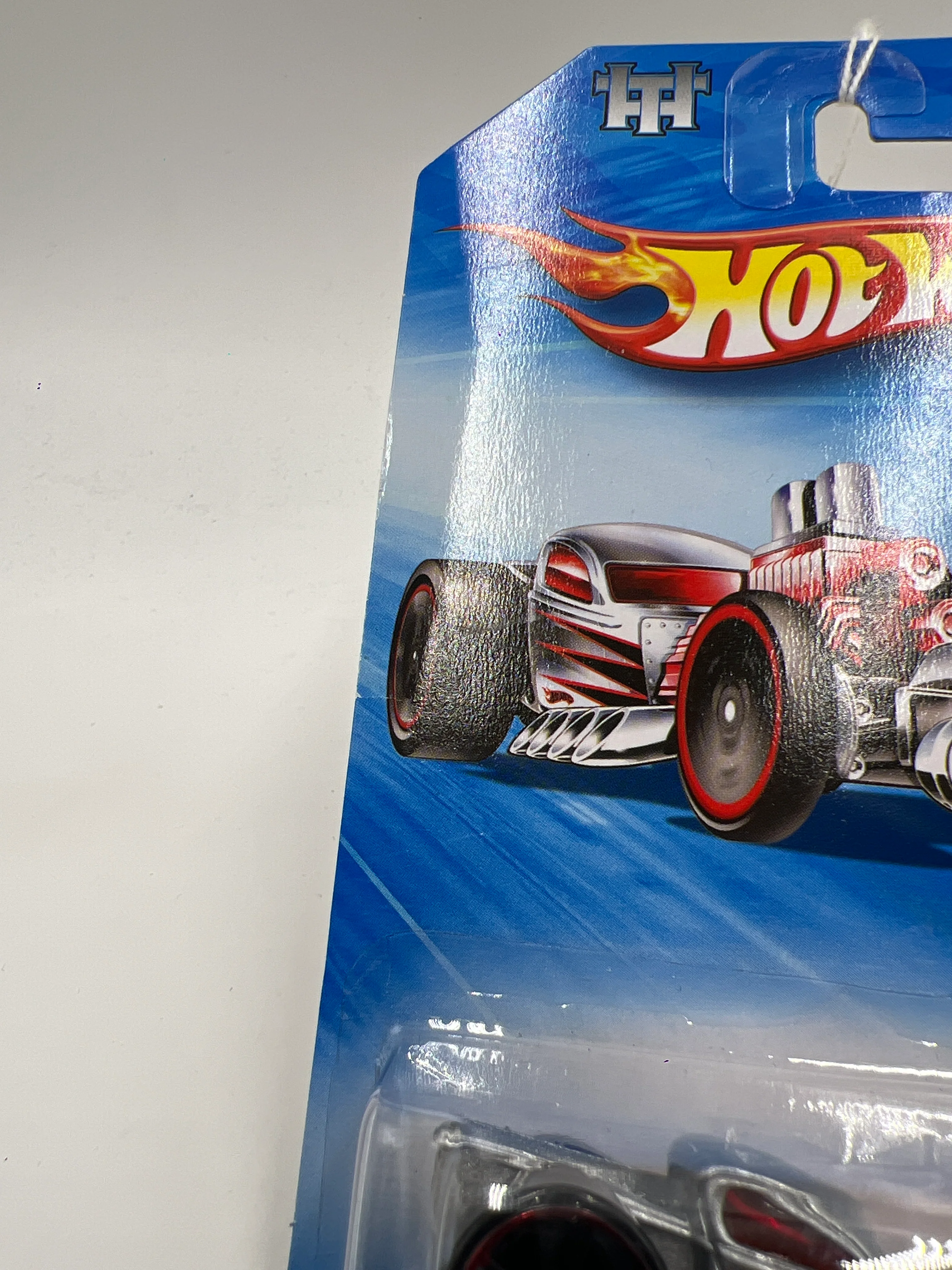 2010 Hot Wheels Treasure Hunts #48 Ratbomb Silver/Red - Image 6