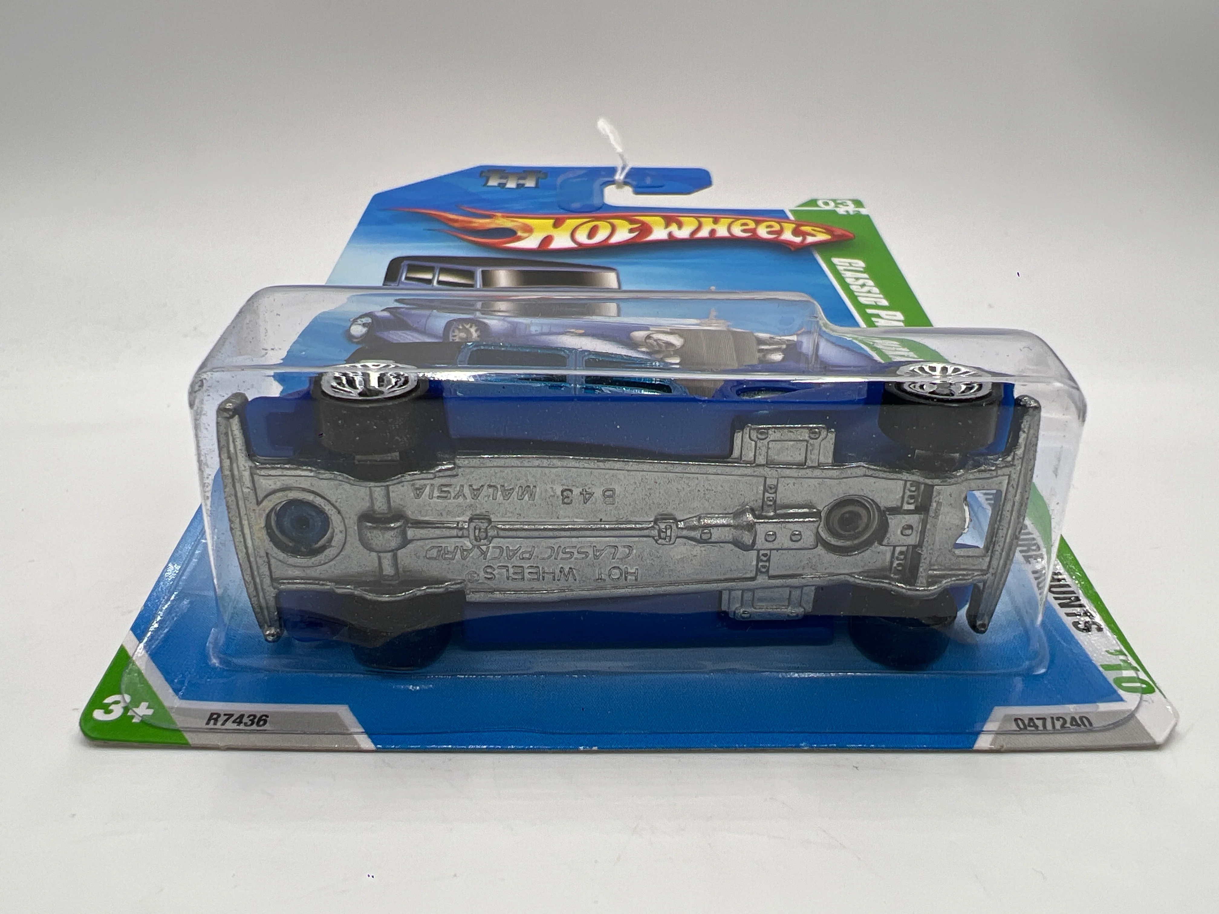2010 Hot Wheels Treasure Hunts #47 Classic Packard Blue - Image 6