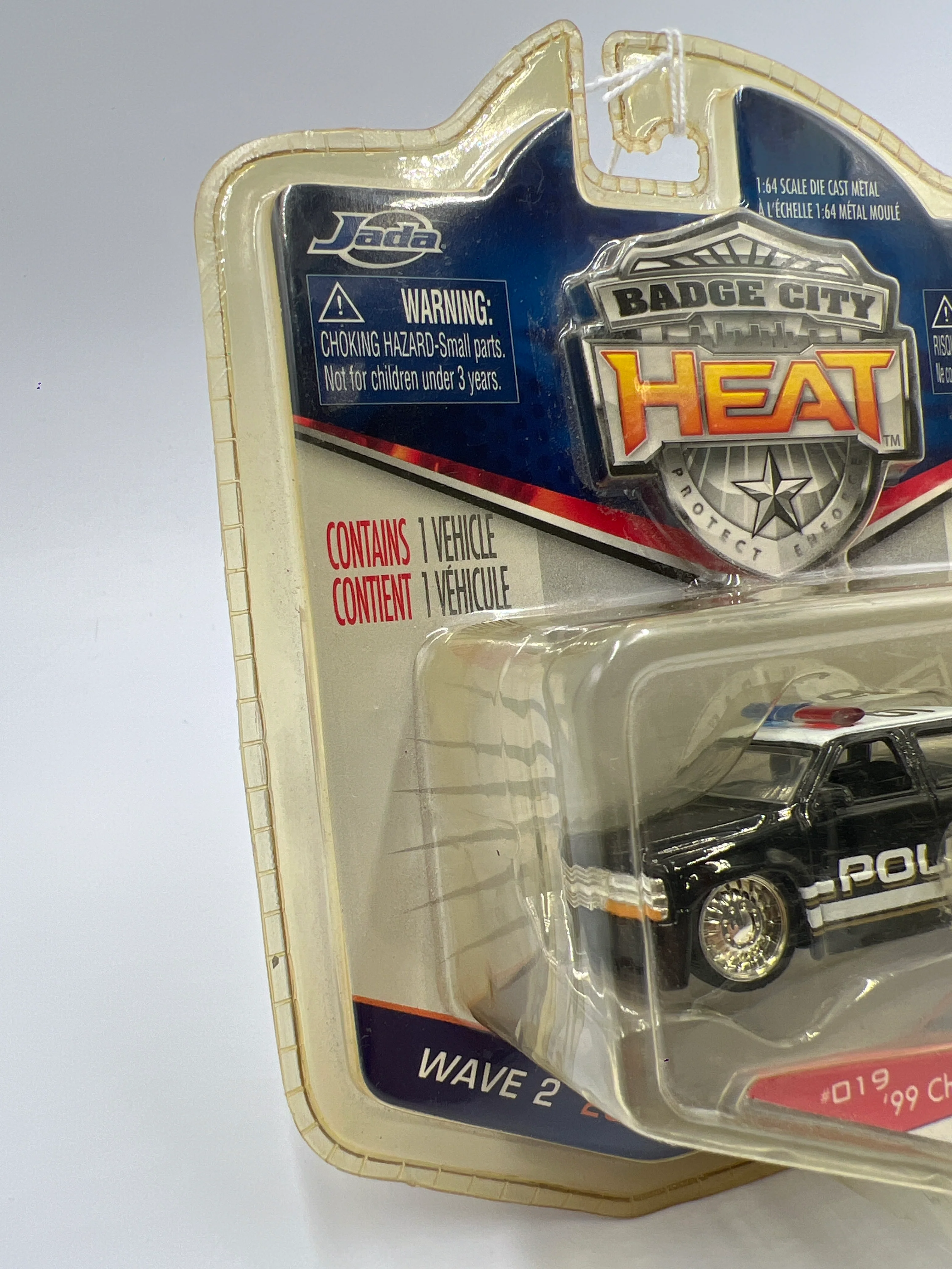 2010 Jada Badge City Heat Wave 2 #19 99 Chevy Silverado Dooley Police 186B - Image 5