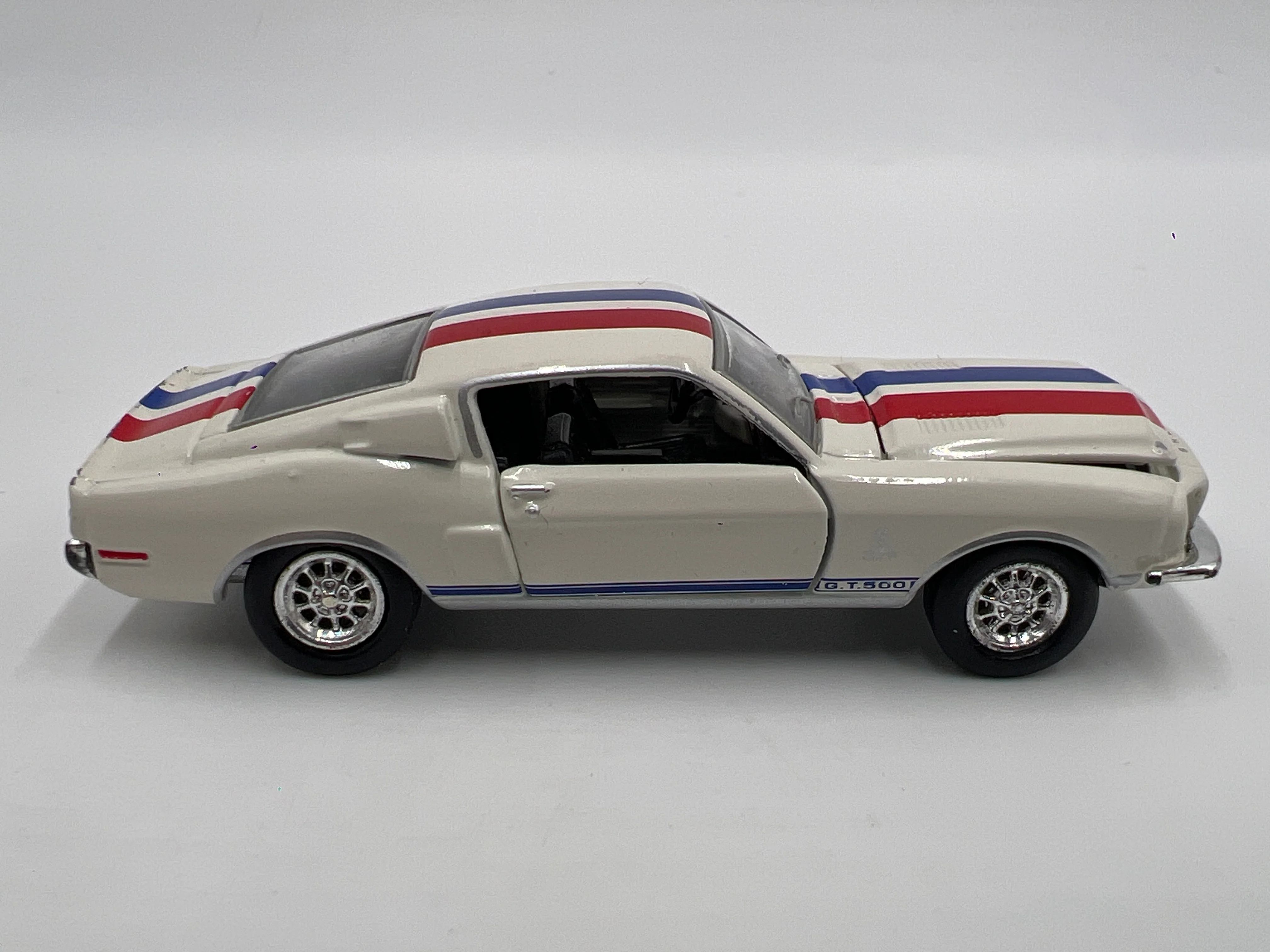 2010 Shelby Collectibles 1/64 10 Car Set Exclusive 1/5000 Loose 1968 Shelby GT 500 White - Image 4