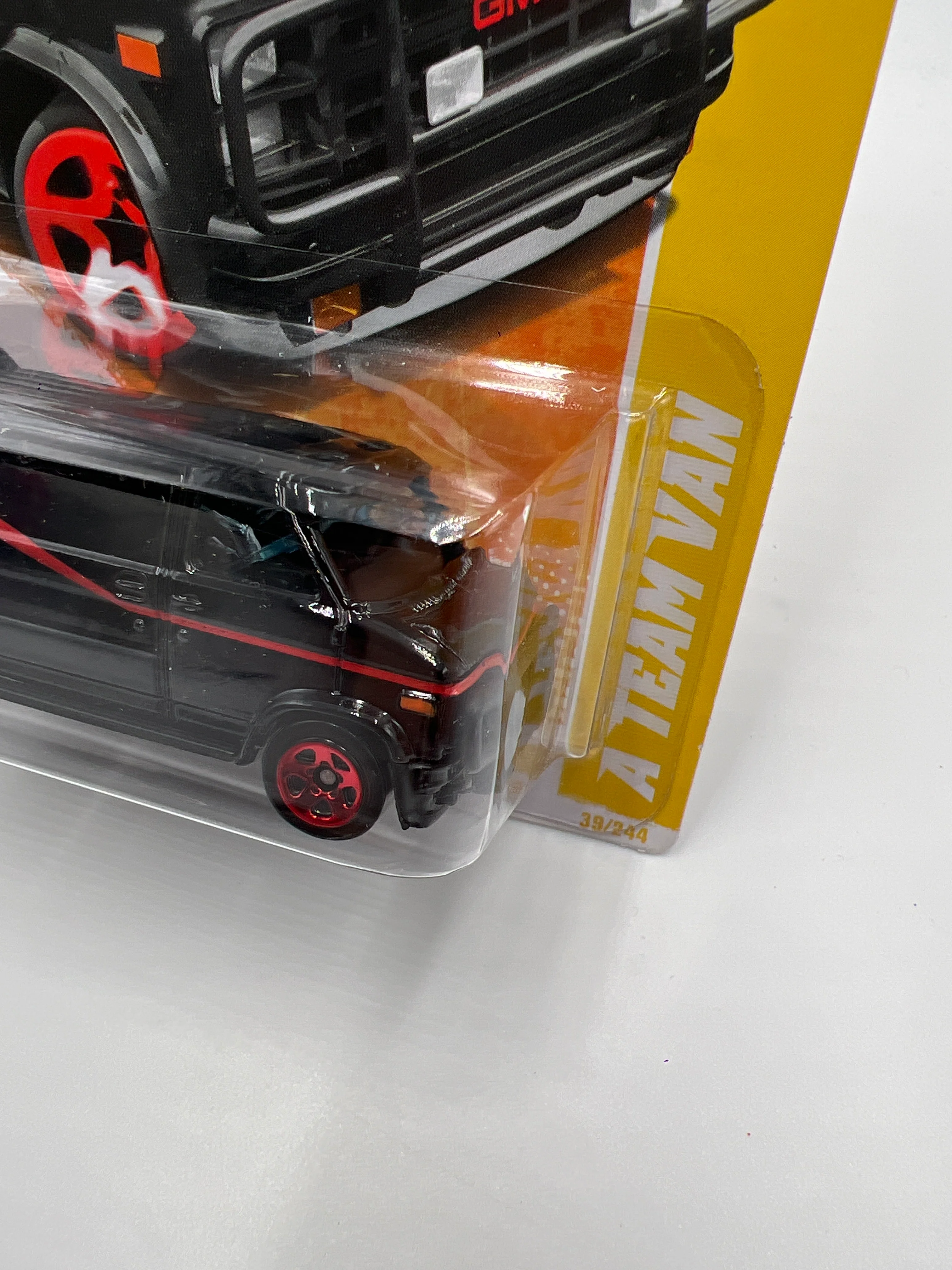 2011 Hot Wheels New Models #39 ERROR A Team Van Black W/Protector - Image 4