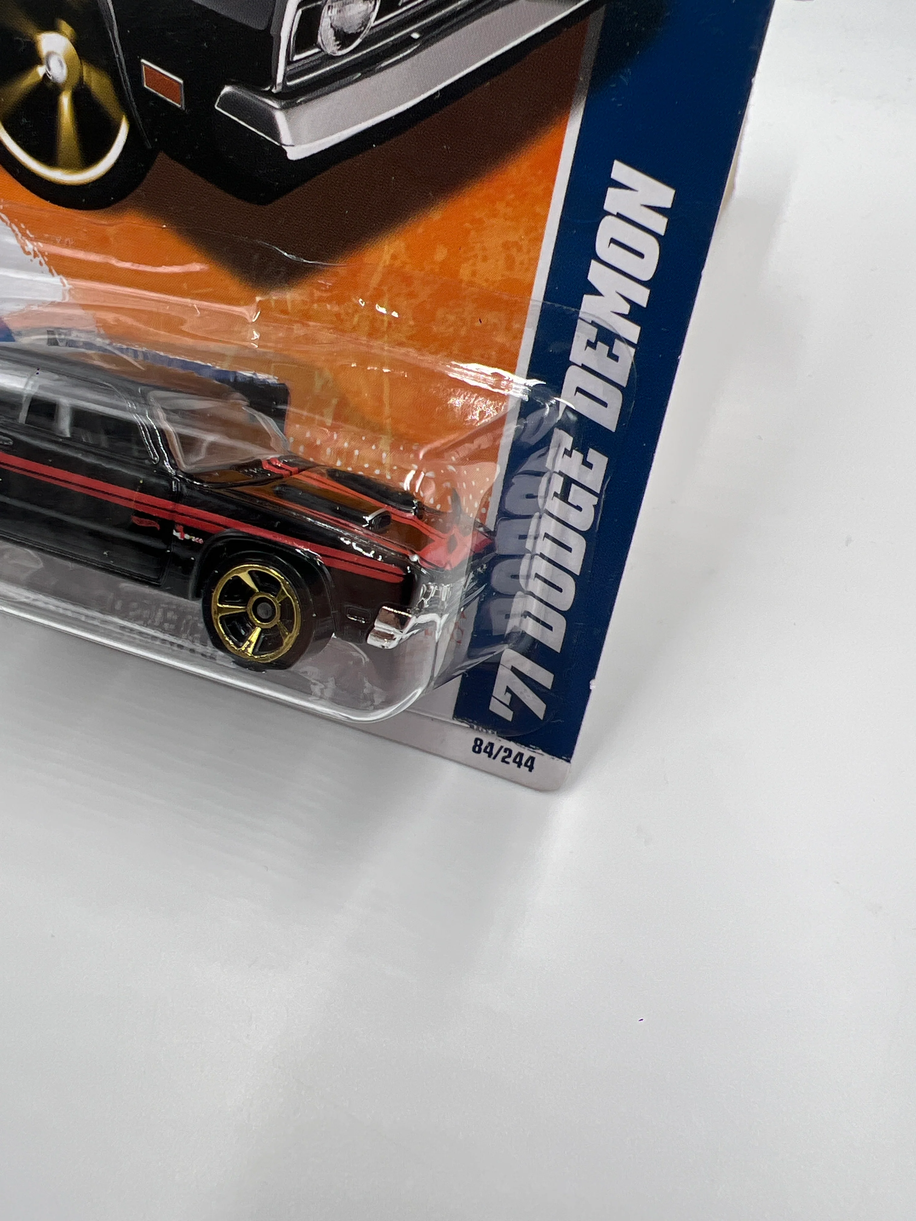 2011 Hot Wheels Street Beasts #84 71 Dodge Demon Black - Image 4