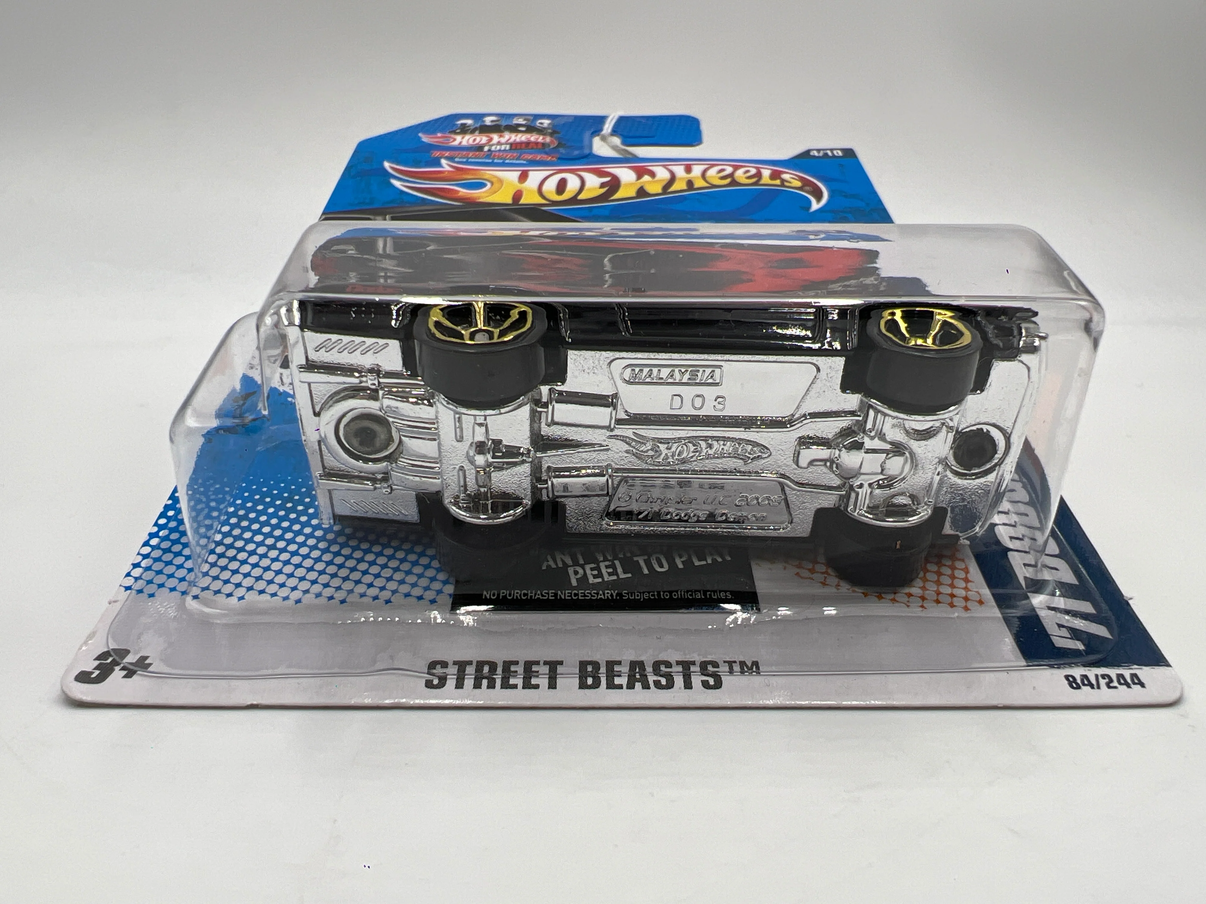 2011 Hot Wheels Street Beasts #84 71 Dodge Demon Black - Image 6