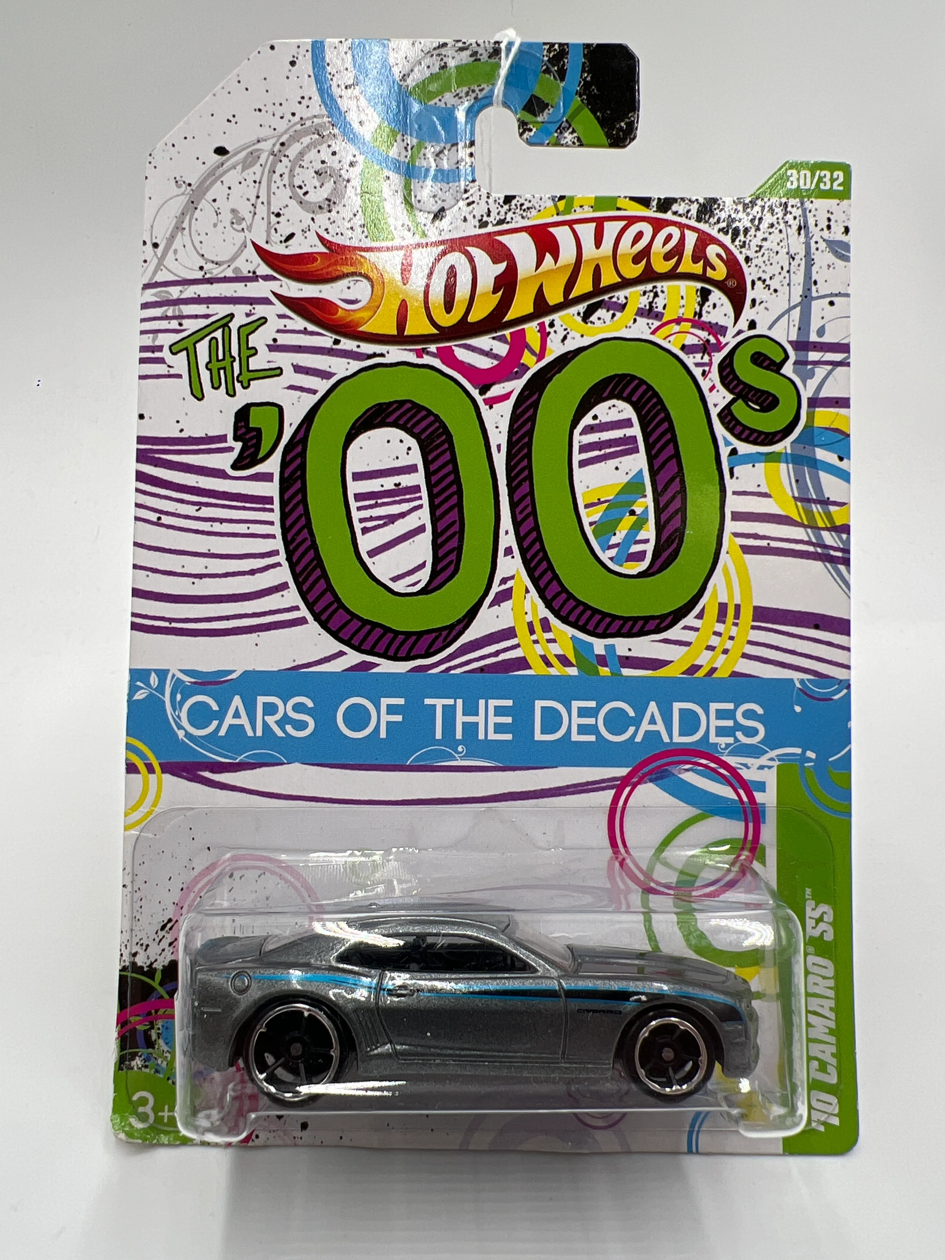 2011 Hot Wheels Cars Of The Decades The 00s #30 10 Camaro SS Silver 158E - Image 2