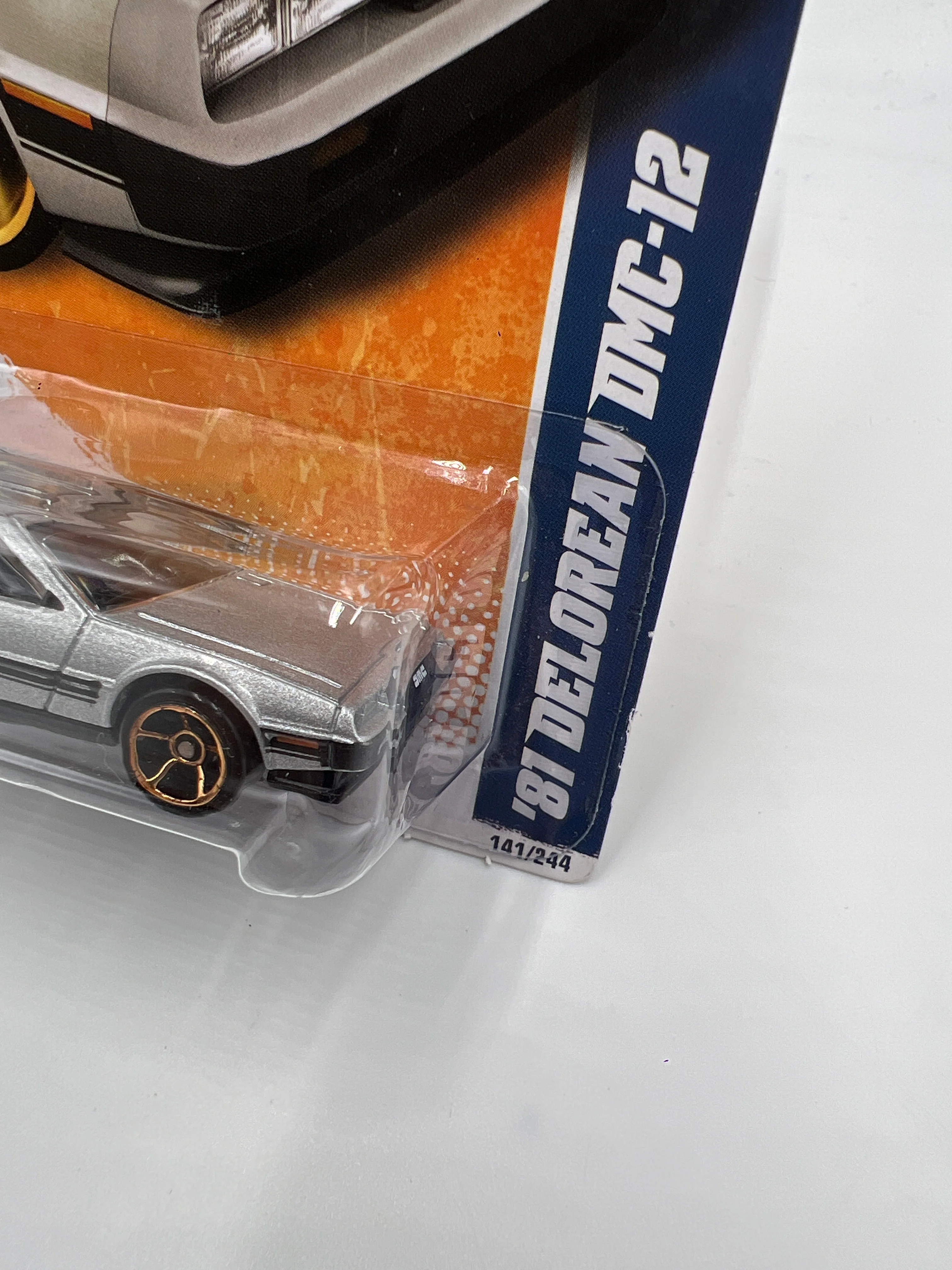 2011 Hot Wheels Faster Than Ever #141 81 Delorean DMC-12 Silver - Image 4
