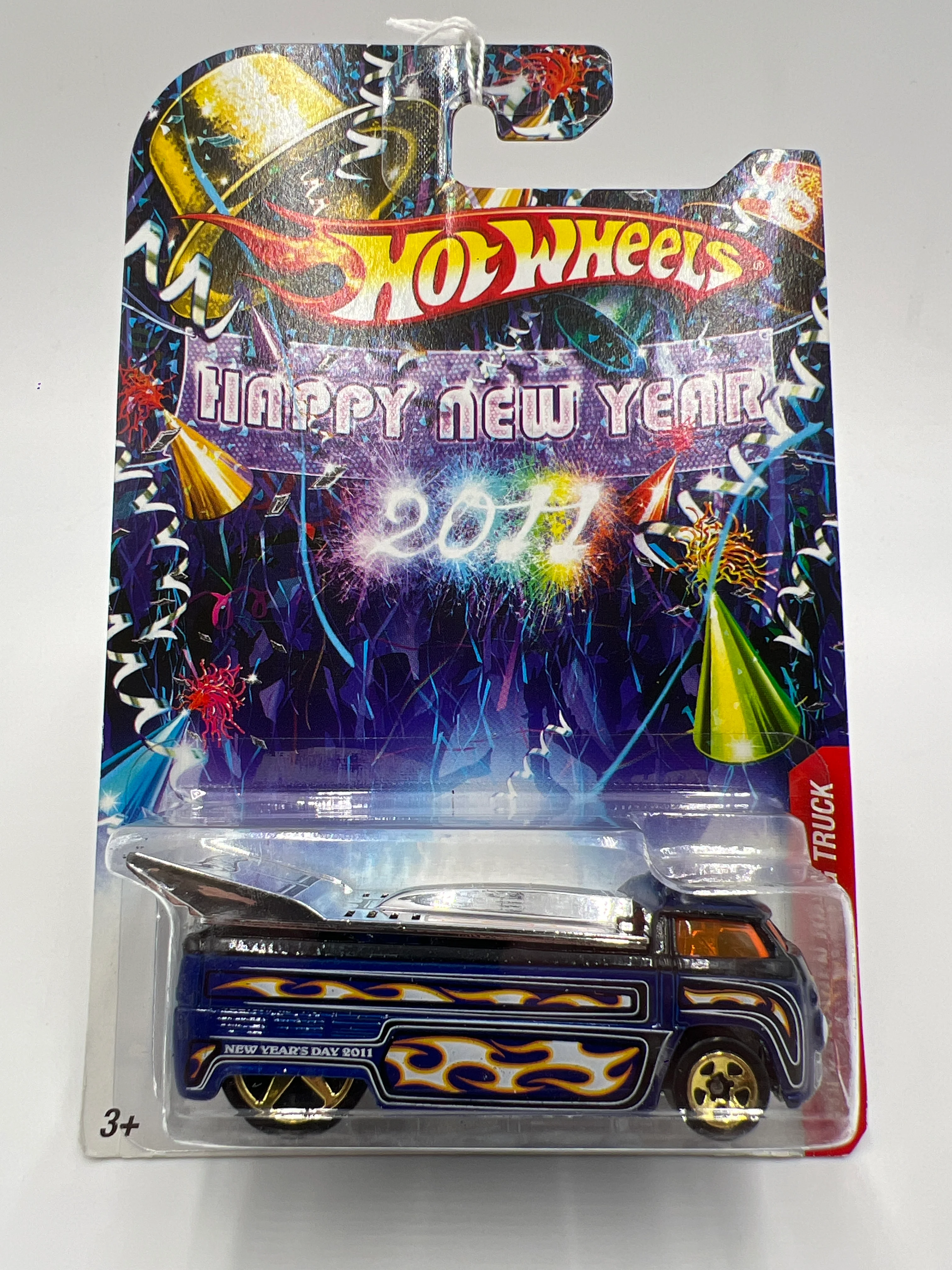 2011 Hot Wheels Happy New Year 2011 Volkswagen Drag Truck 159A - Image 2