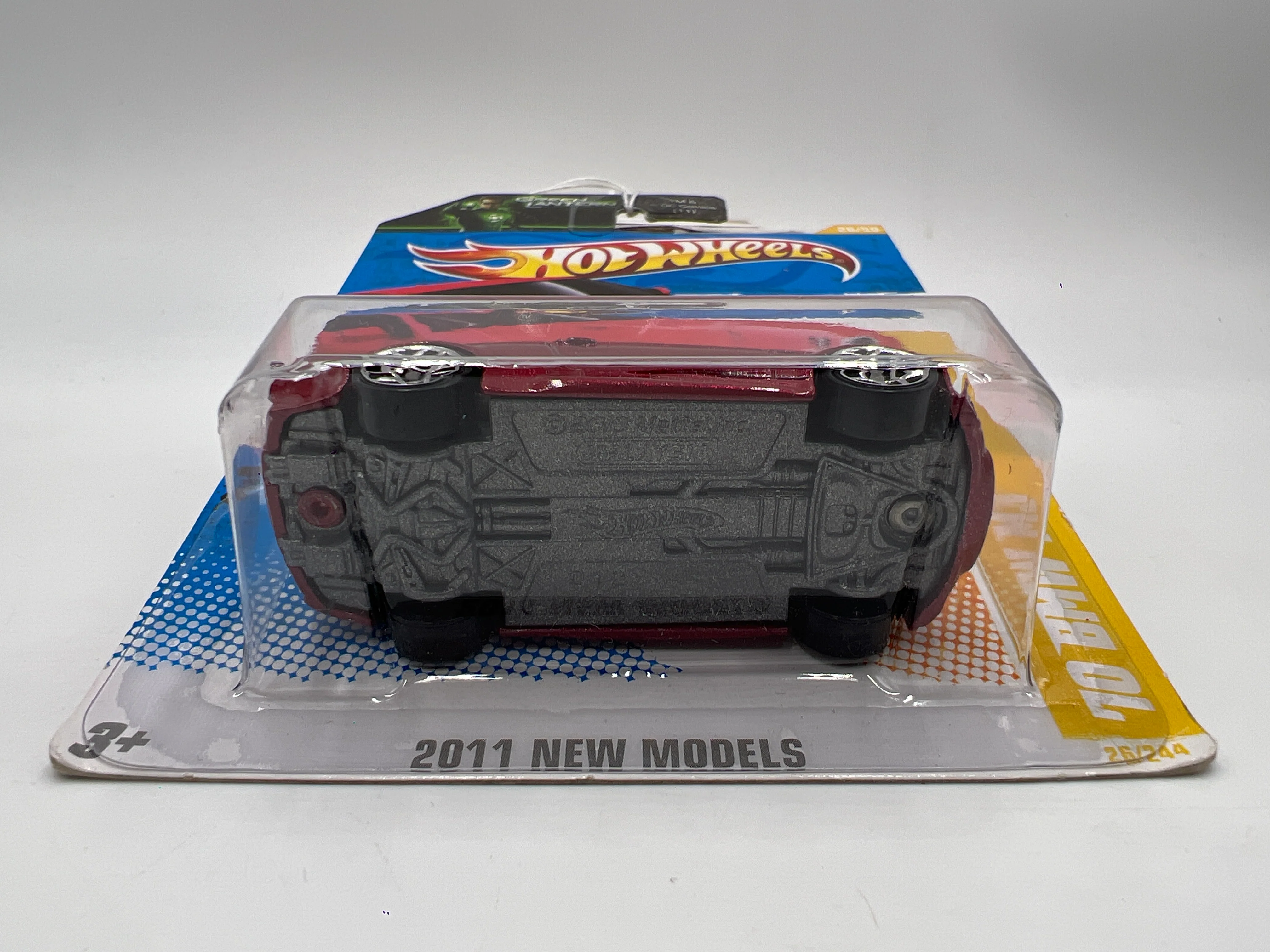 2011 Hot Wheels New Models #26 10 BMW M3 Red Green Lantern Card SR - Image 6