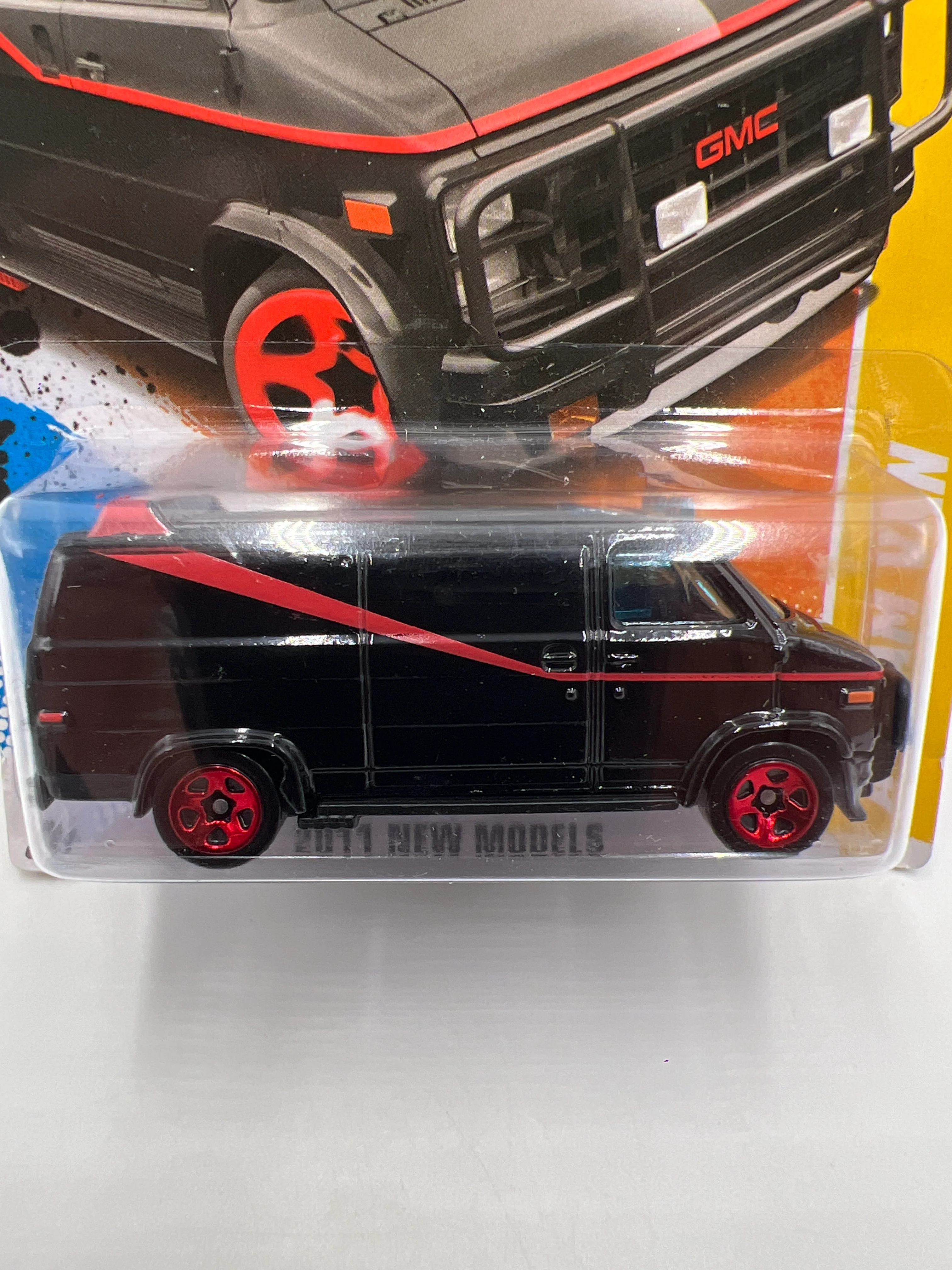 2011 Hot Wheels New Models #39 A Team Van Black SR - Image 2