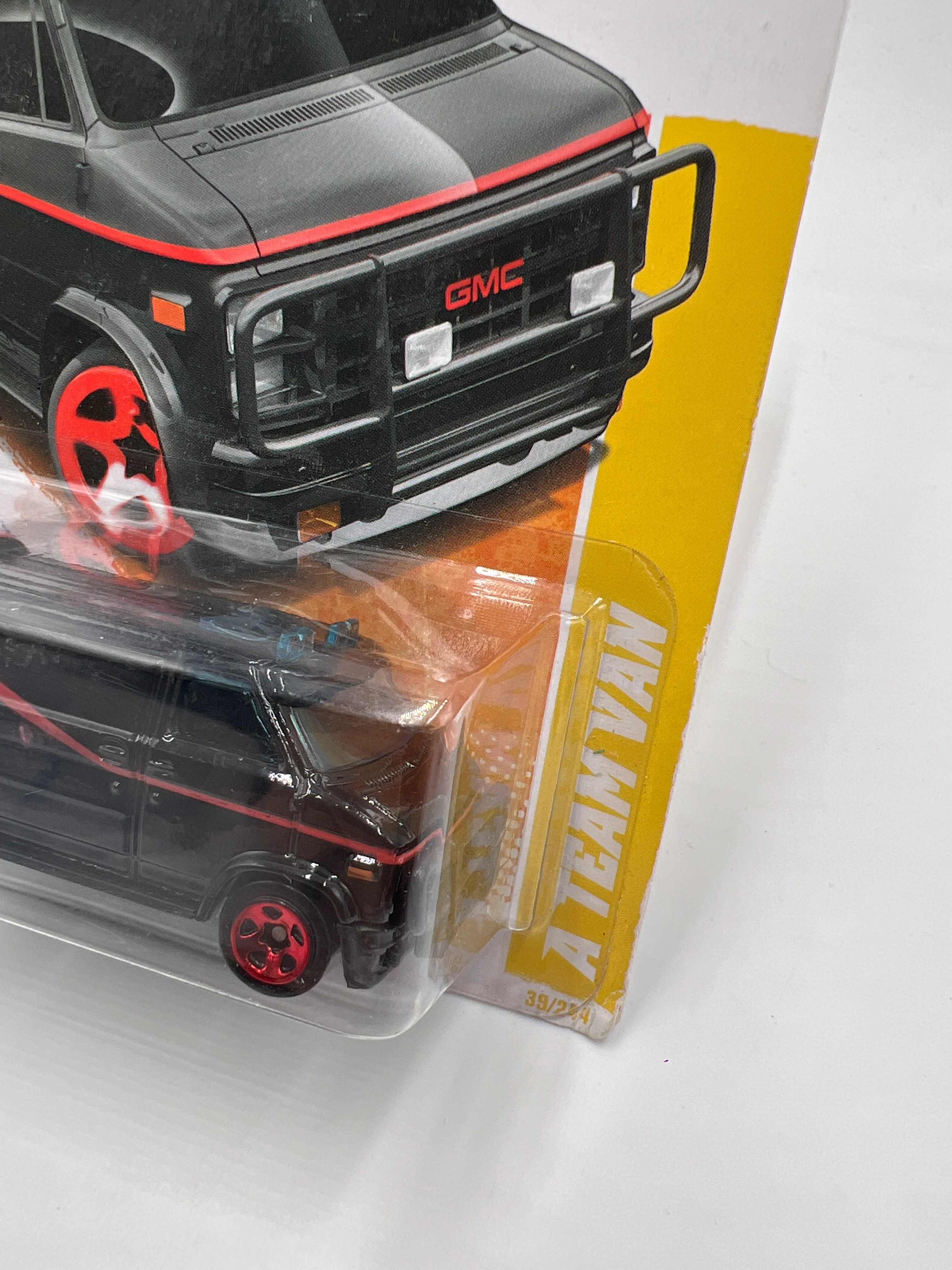 2011 Hot Wheels New Models #39 A Team Van Black W/Protector - Image 4