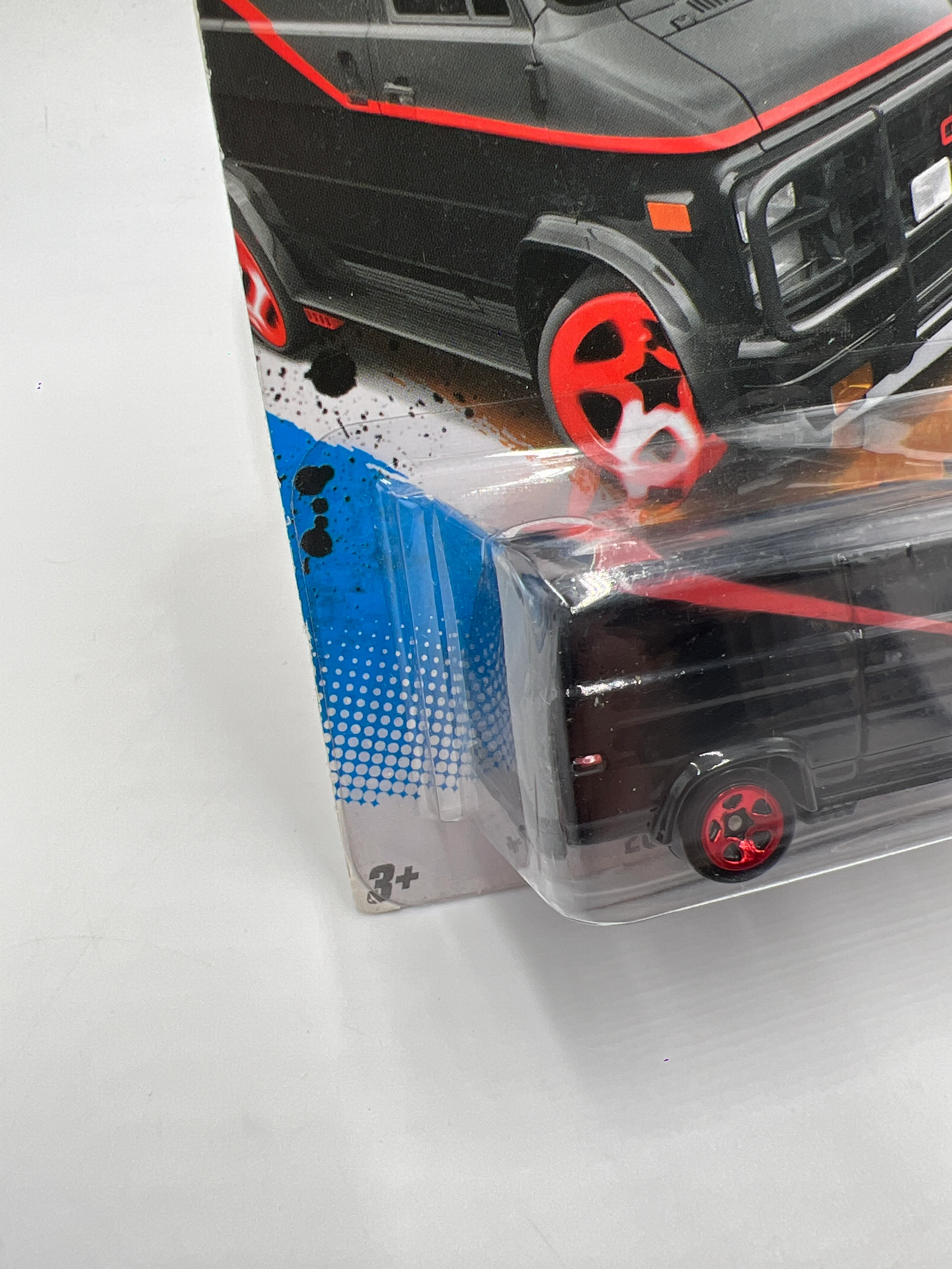 2011 Hot Wheels New Models #39 A Team Van Black W/Protector - Image 5